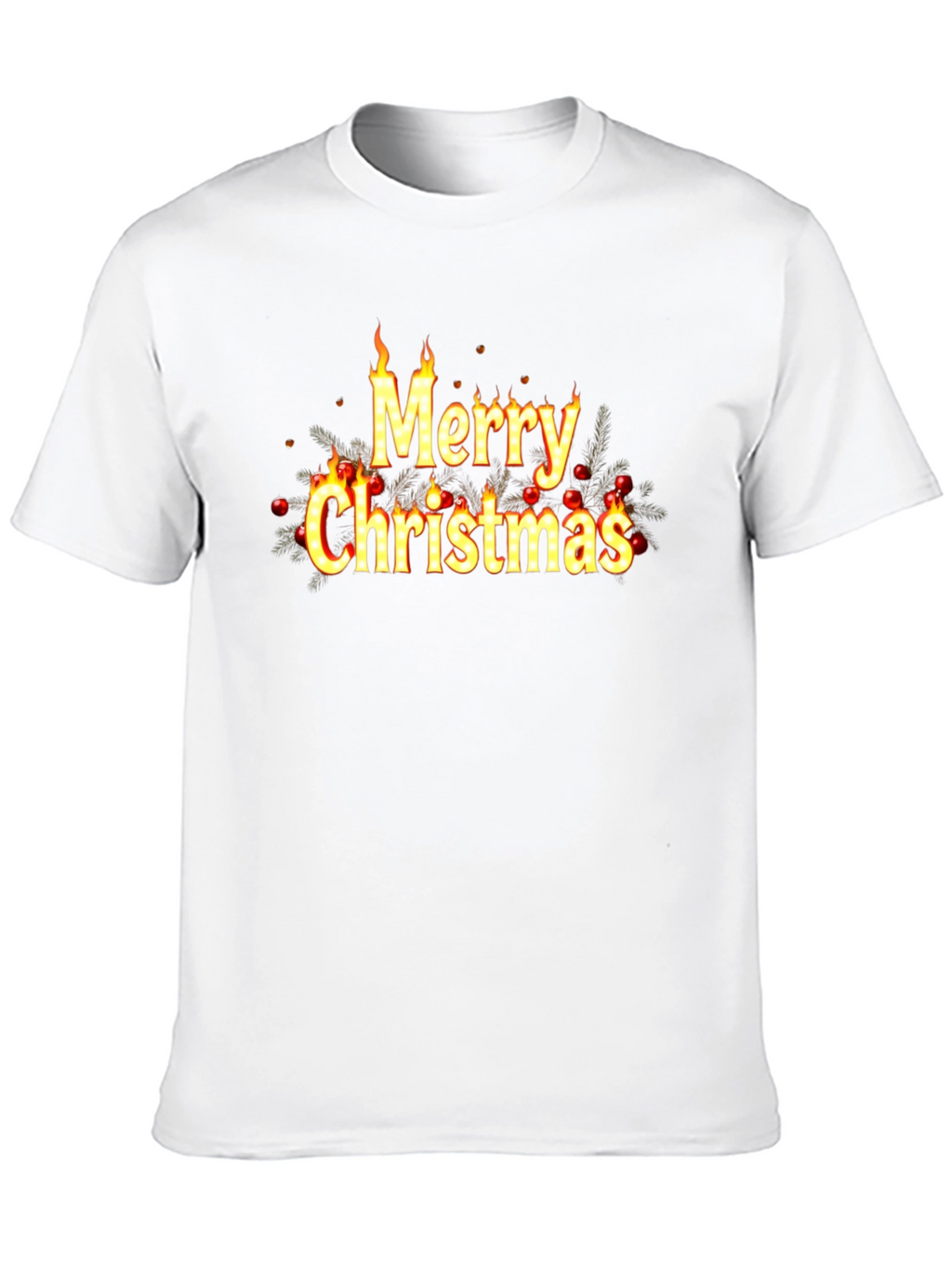 Festive Merry Christmas Graphic Tee - Holiday Style!