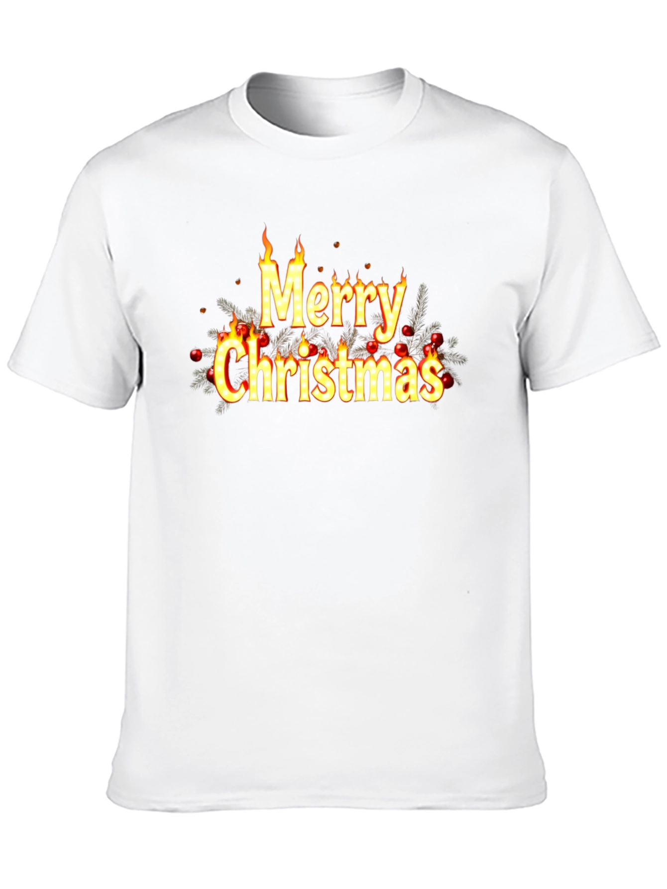 Festive Merry Christmas Graphic Tee - Holiday Style!