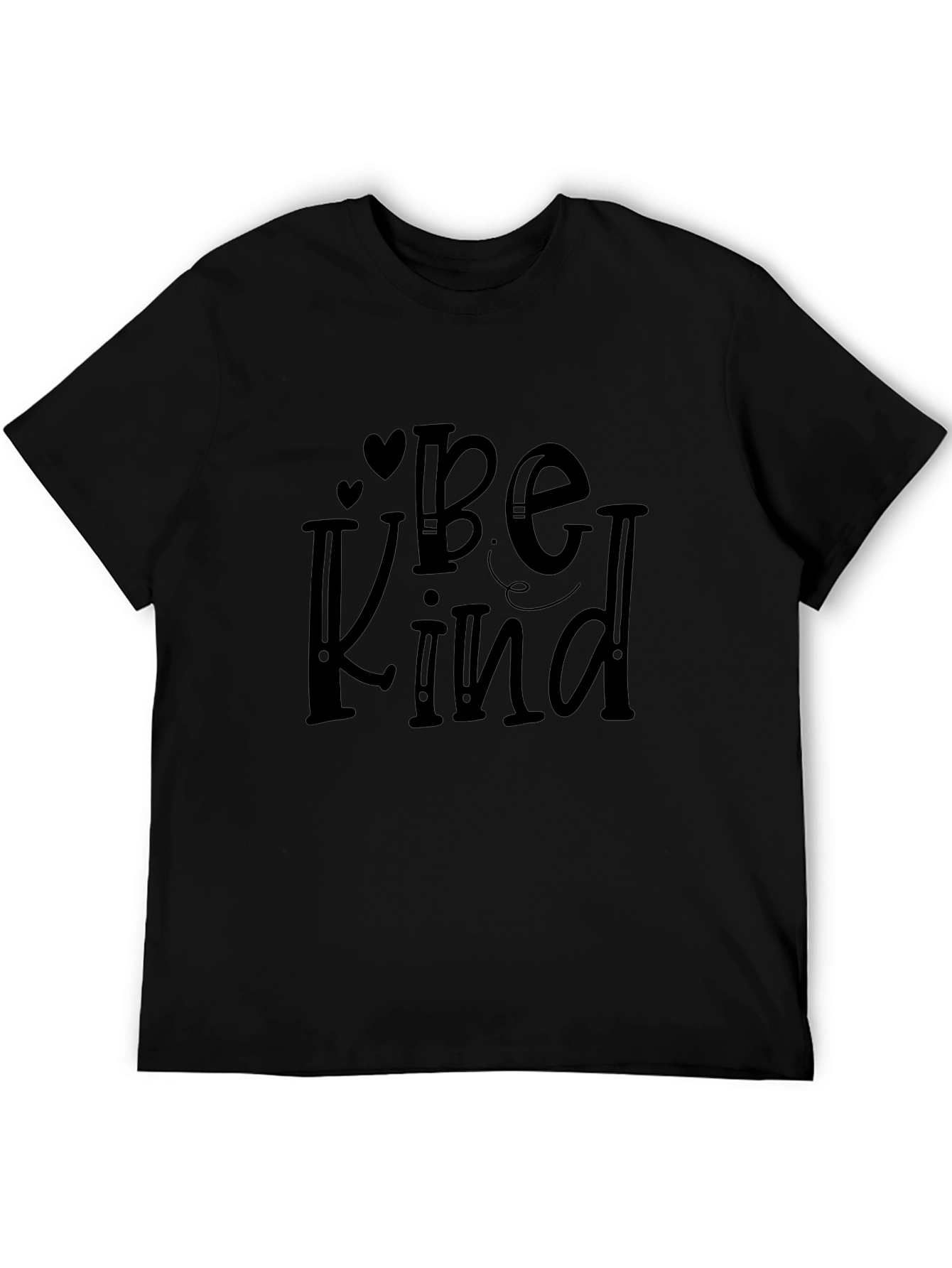 Be Kind Graphic Tee - Black Casual T-Shirt