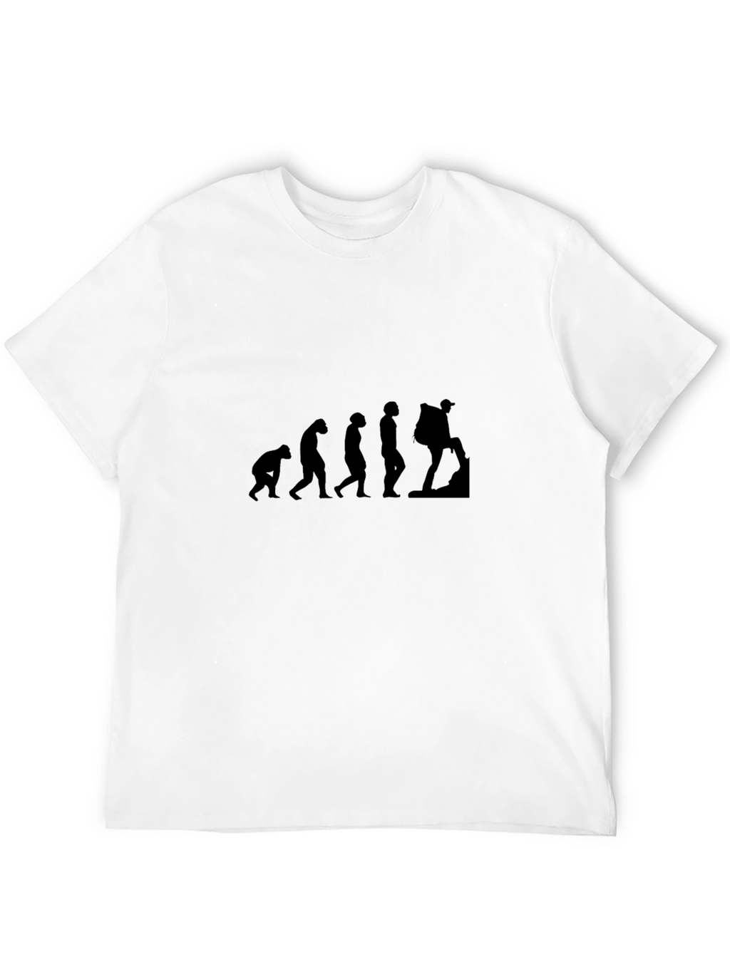 Evolution of Hiking Black T-Shirt