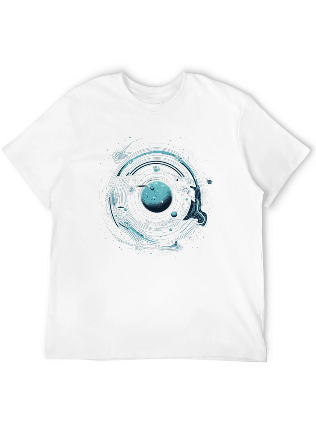 Cosmic Orbit Black T-Shirt