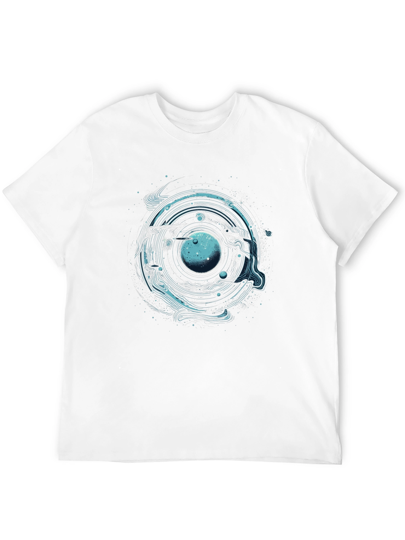 Cosmic Orbit Black T-Shirt