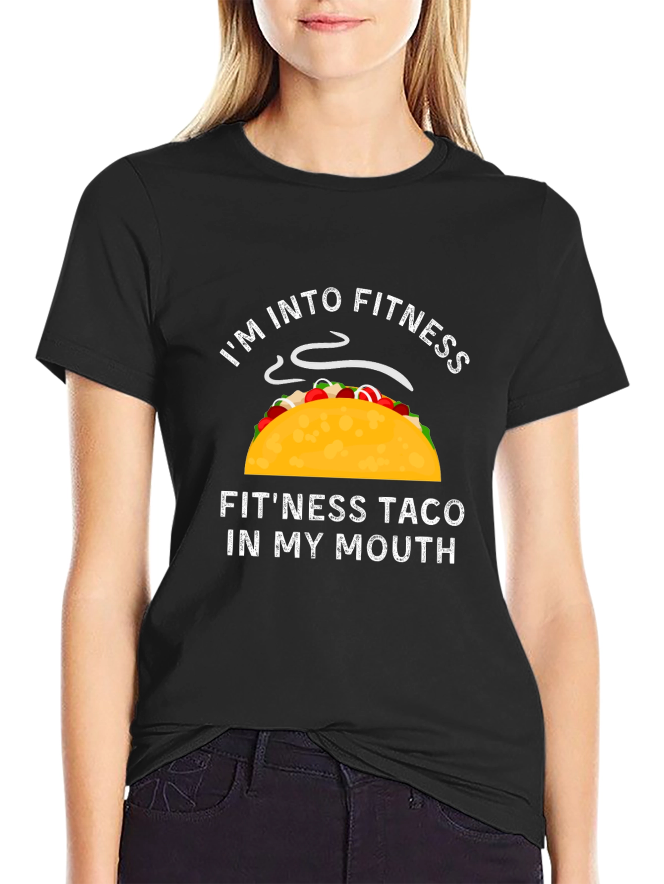 Funny Fitness Taco T-Shirt - Gym & Foodie Humor Tee