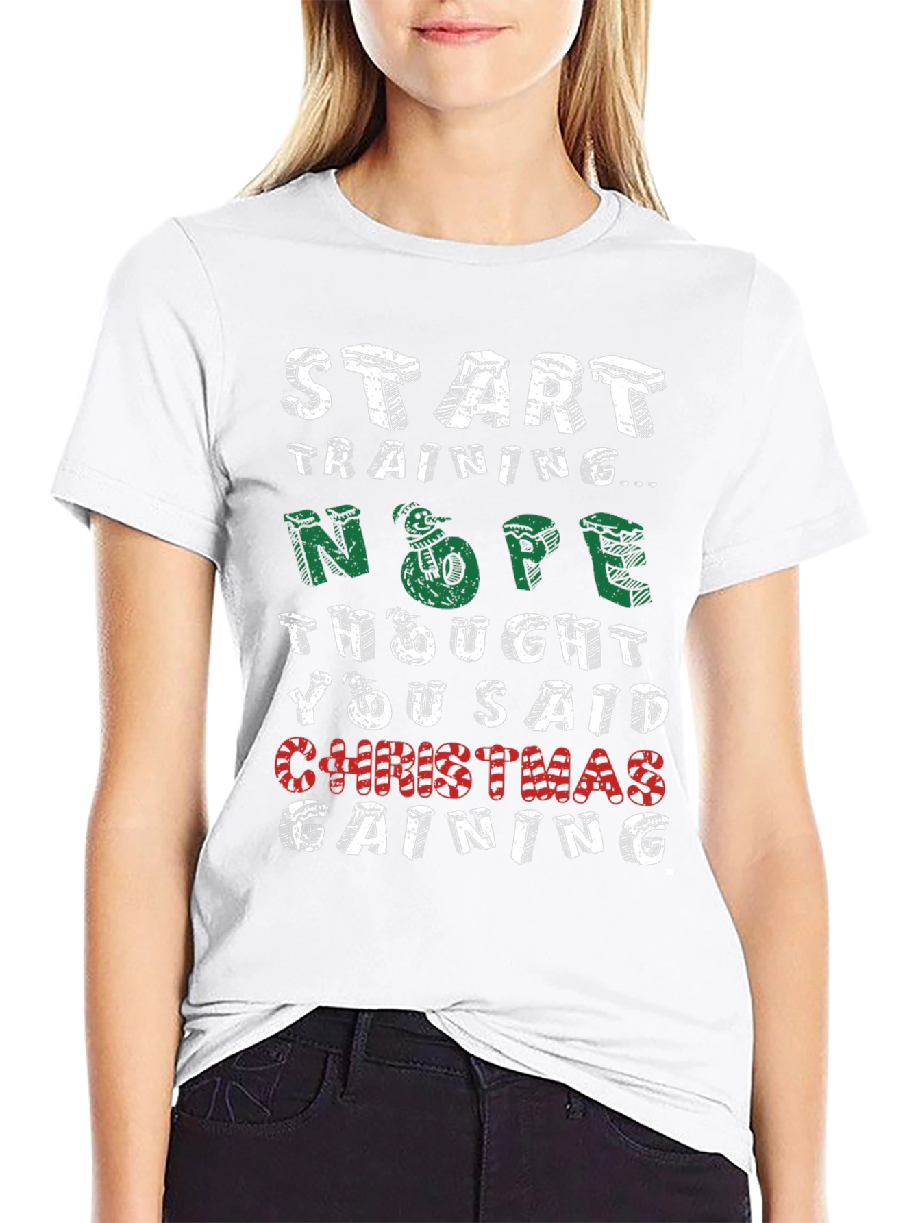 Christmas Gaining Funny Holiday T-Shirt
