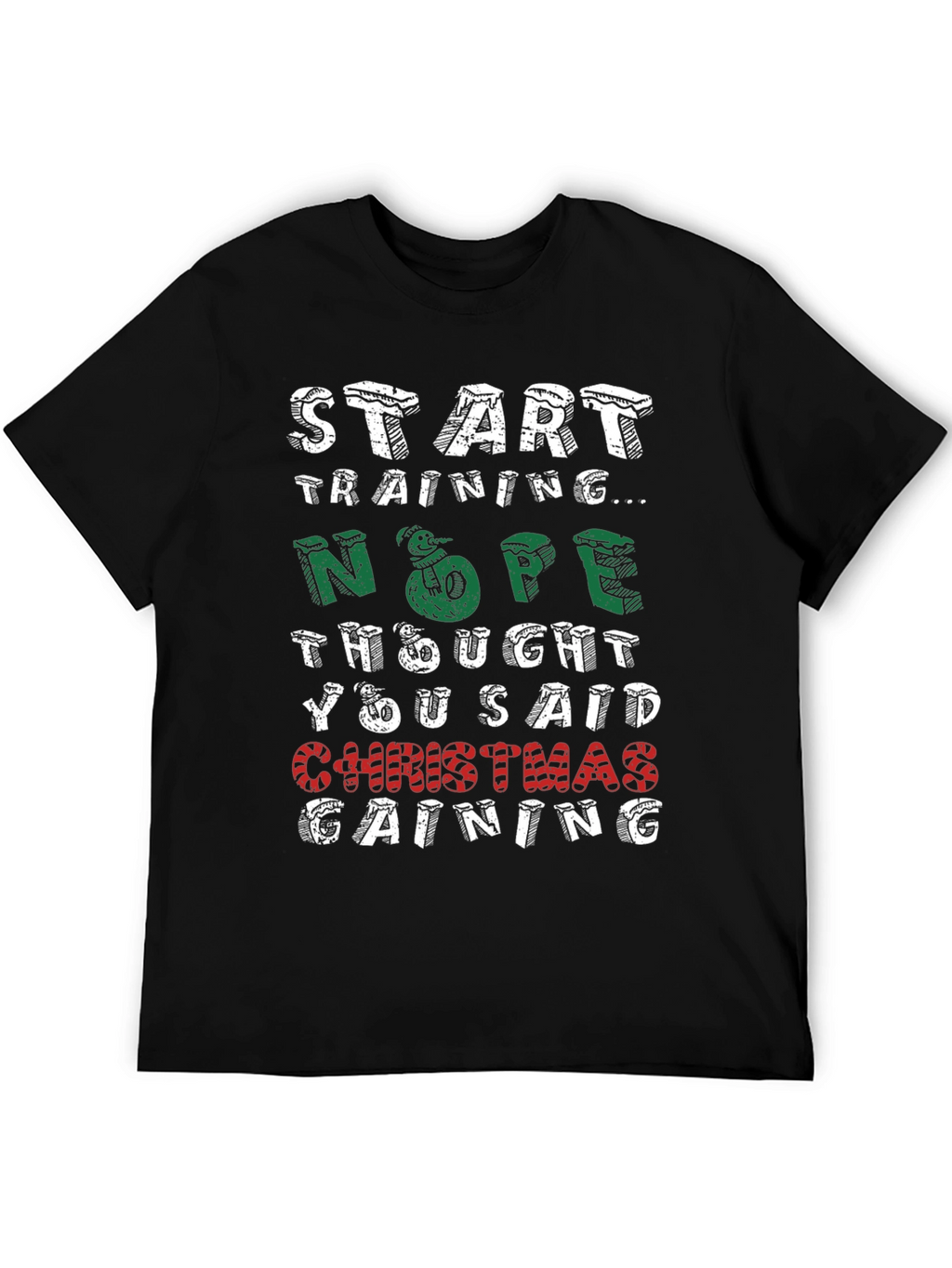 Christmas Gaining Funny Holiday T-Shirt