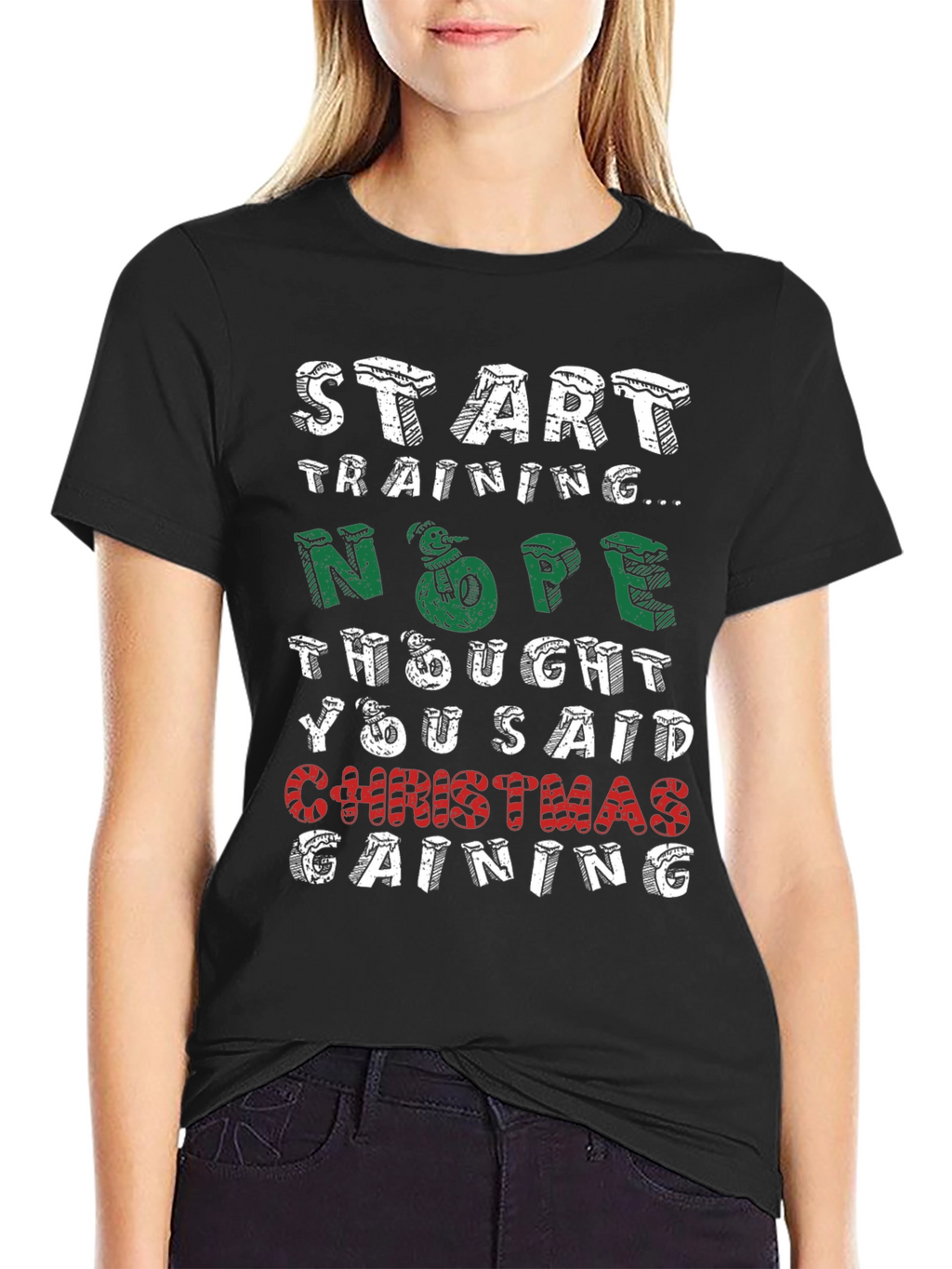 Christmas Gaining Funny Holiday T-Shirt