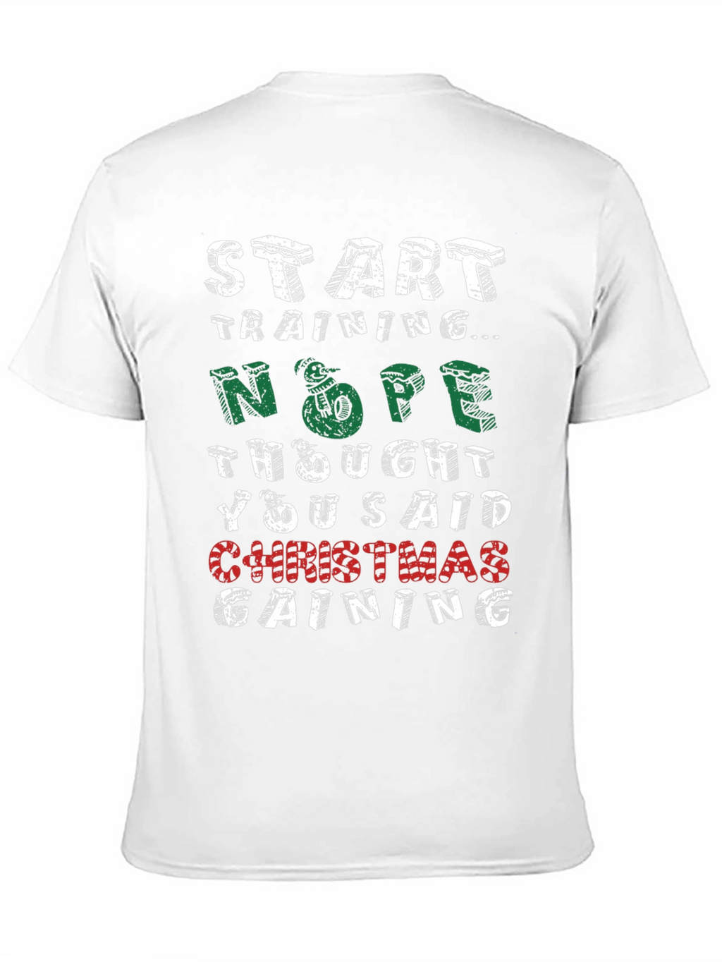 Christmas Gaining Funny Holiday T-Shirt