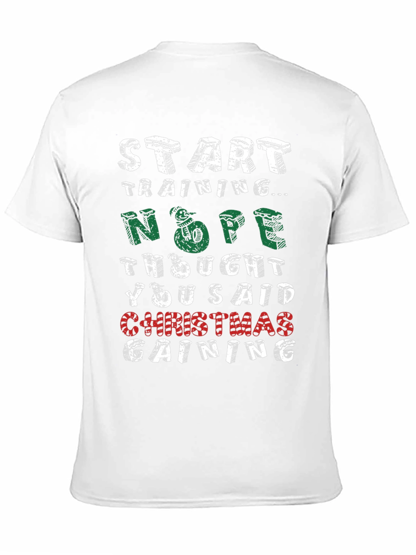 Christmas Gaining Funny Holiday T-Shirt