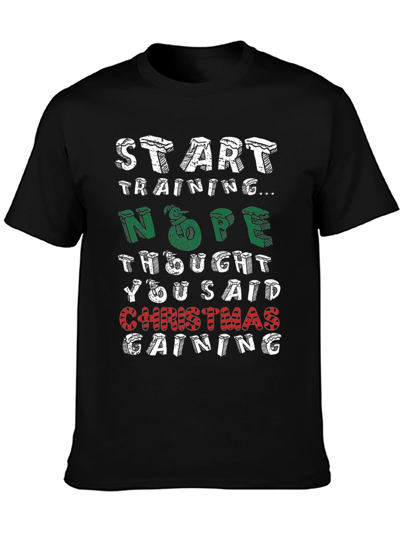 Christmas Gaining Funny Holiday T-Shirt