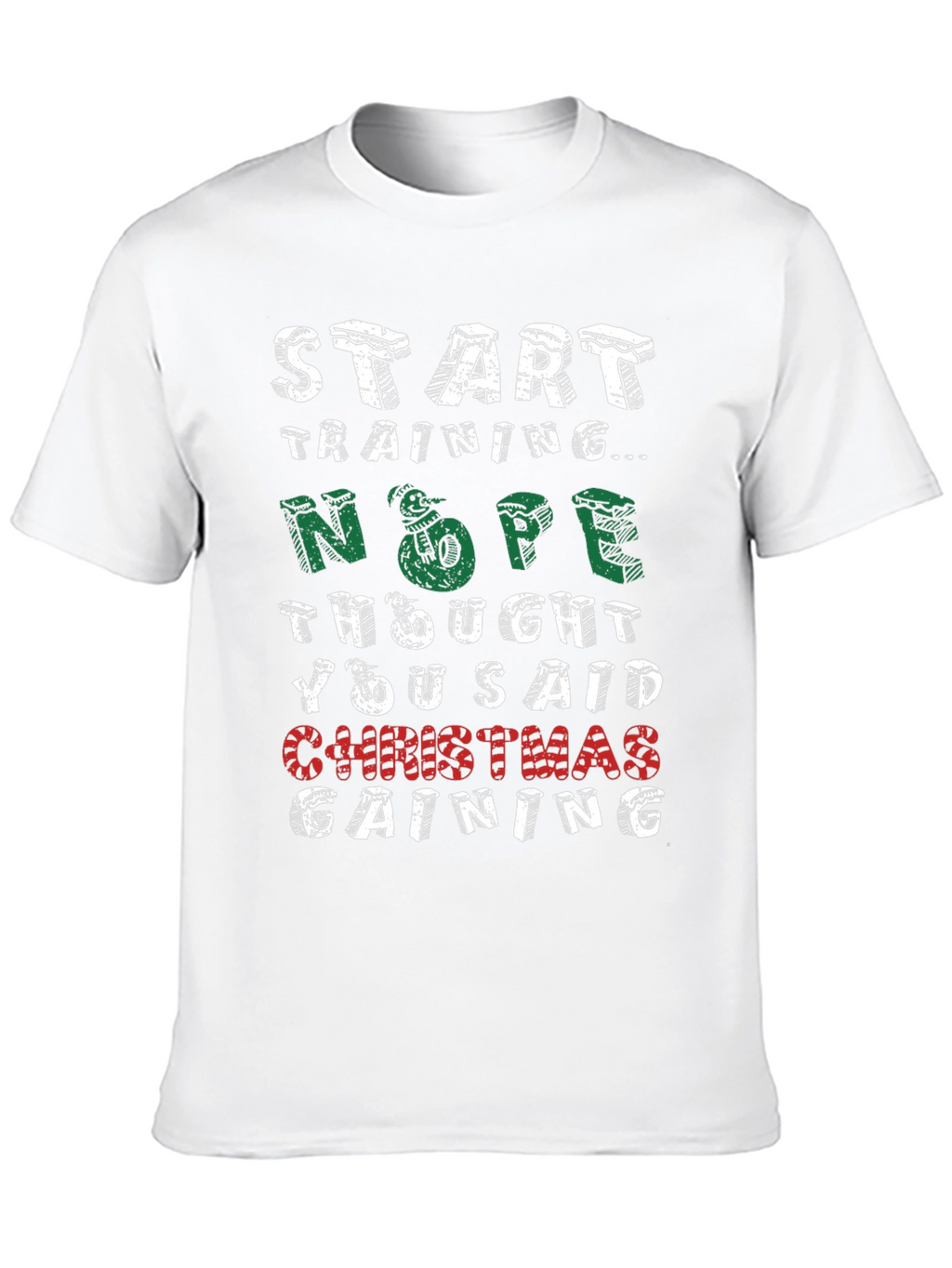 Christmas Gaining Funny Holiday T-Shirt