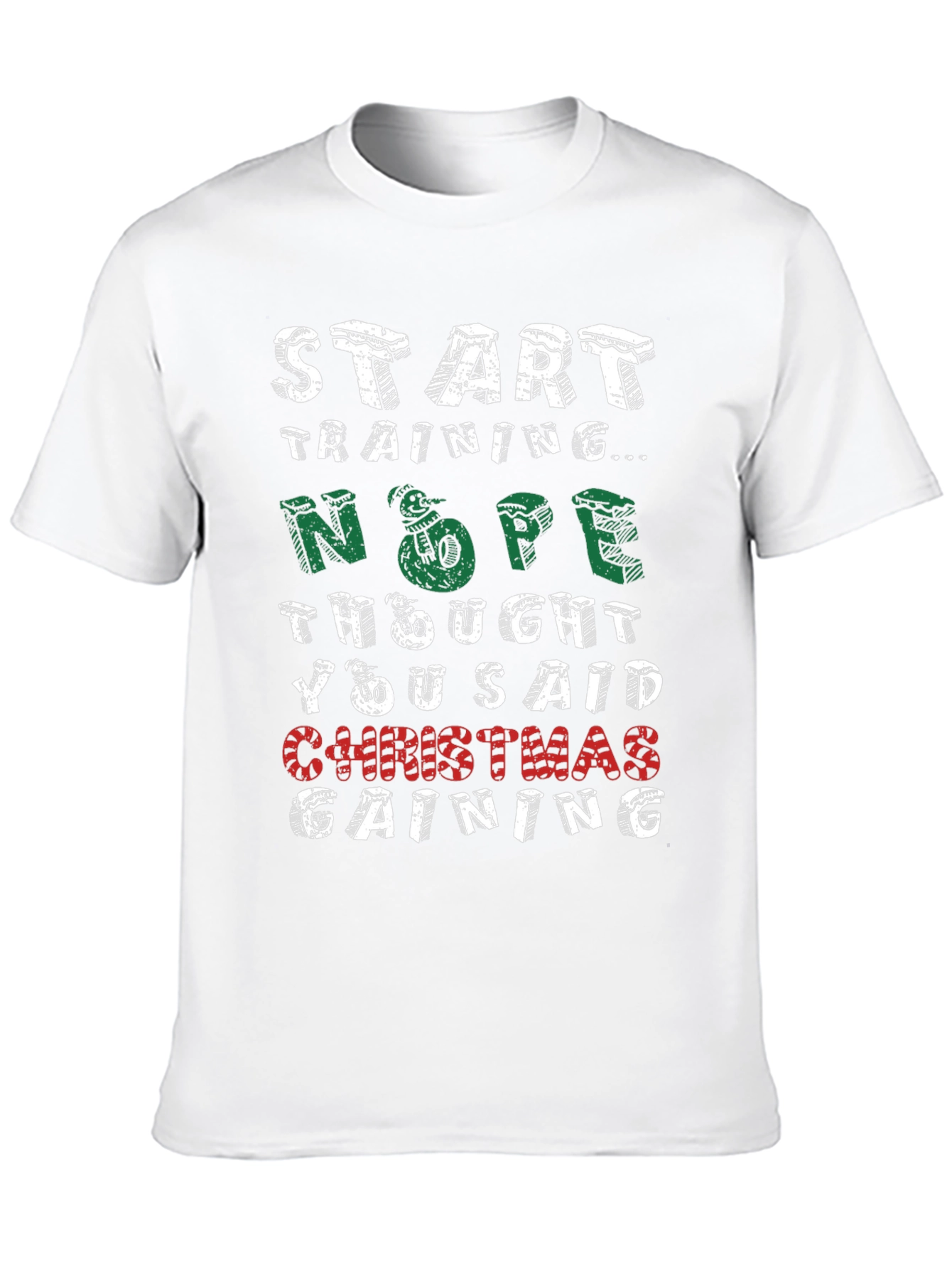 Christmas Gaining Funny Holiday T-Shirt