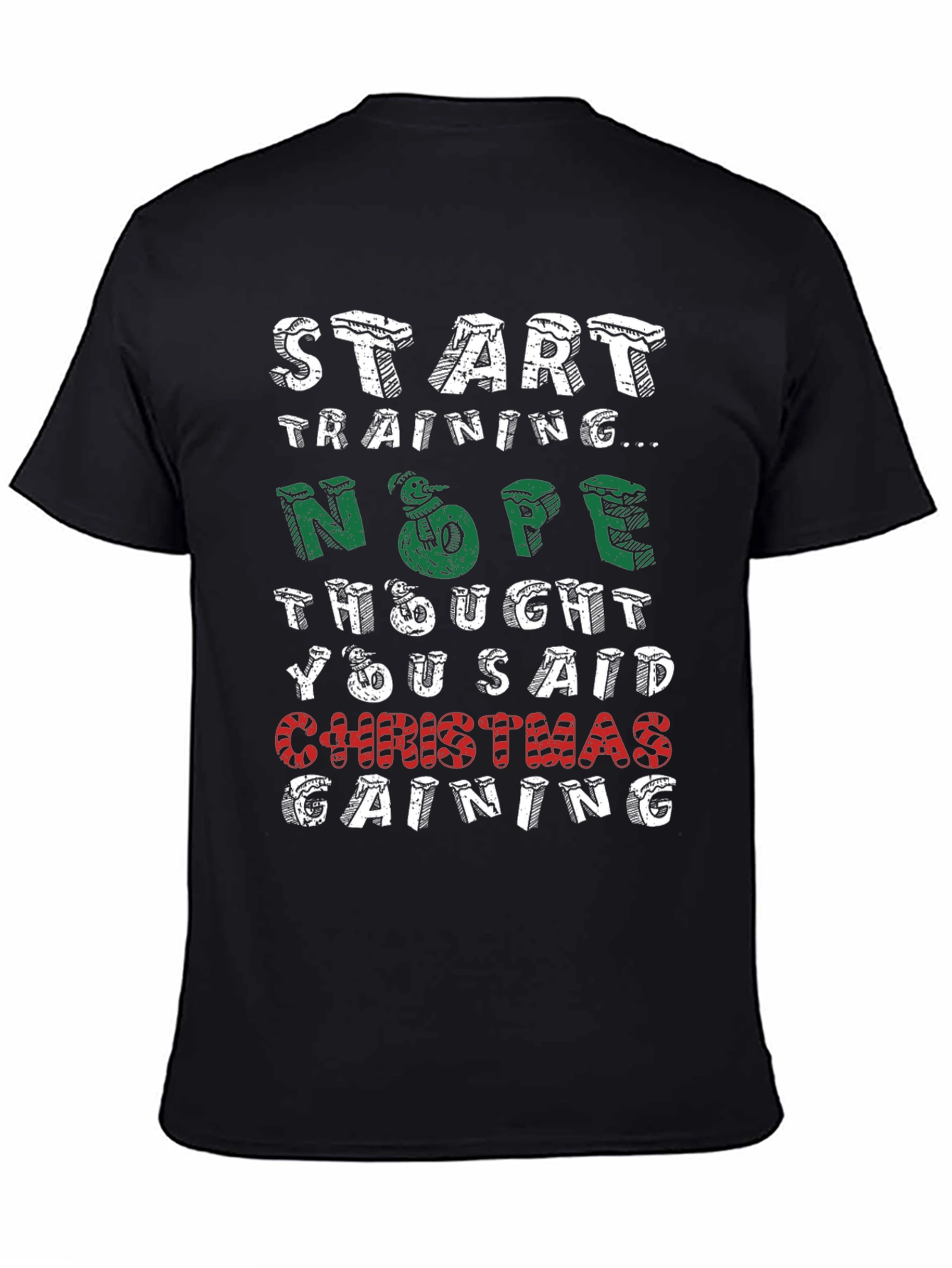 Christmas Gaining Funny Holiday T-Shirt