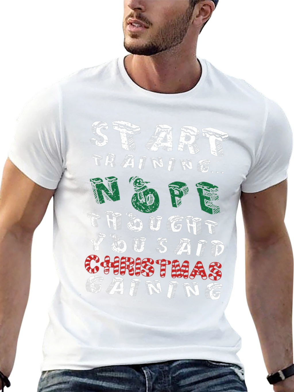 Christmas Gaining Funny Holiday T-Shirt