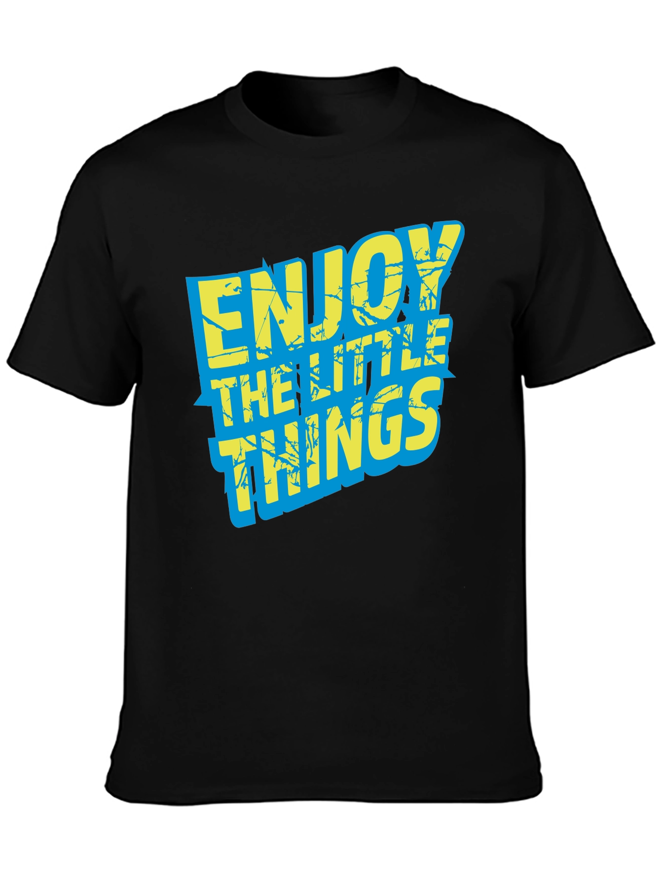 Enjoy the Little Things Graphic Tee - Black