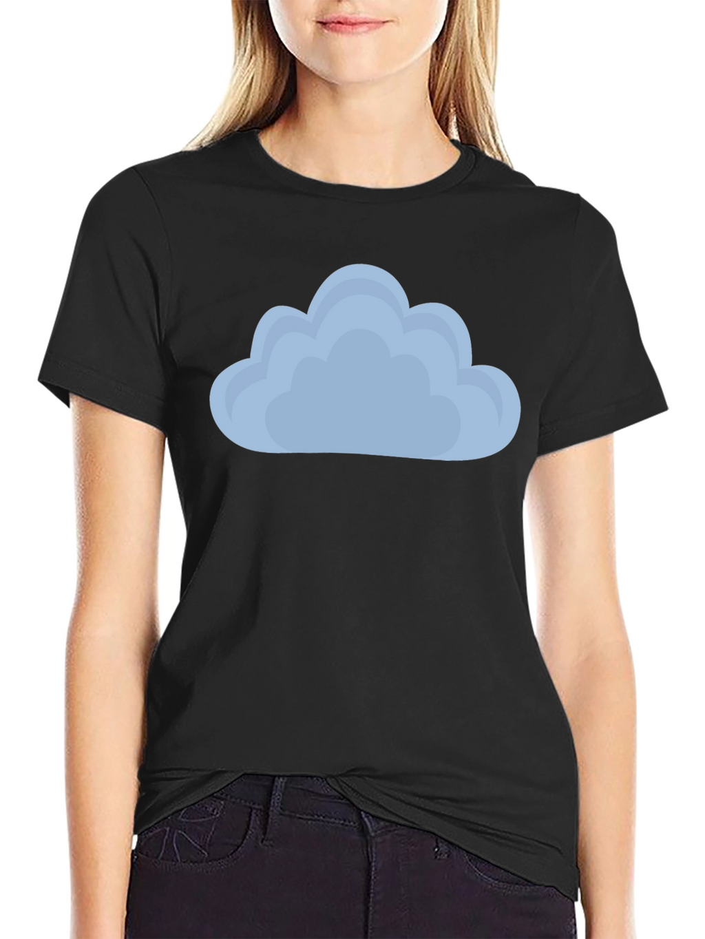 Cloud Graphic Tee - Soft Cotton Blend