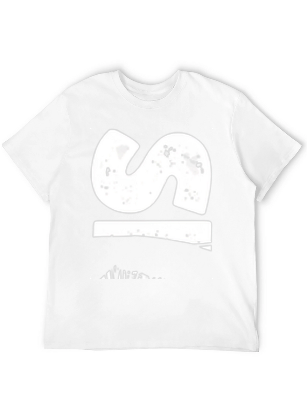 Modern S Graphic Black Tee