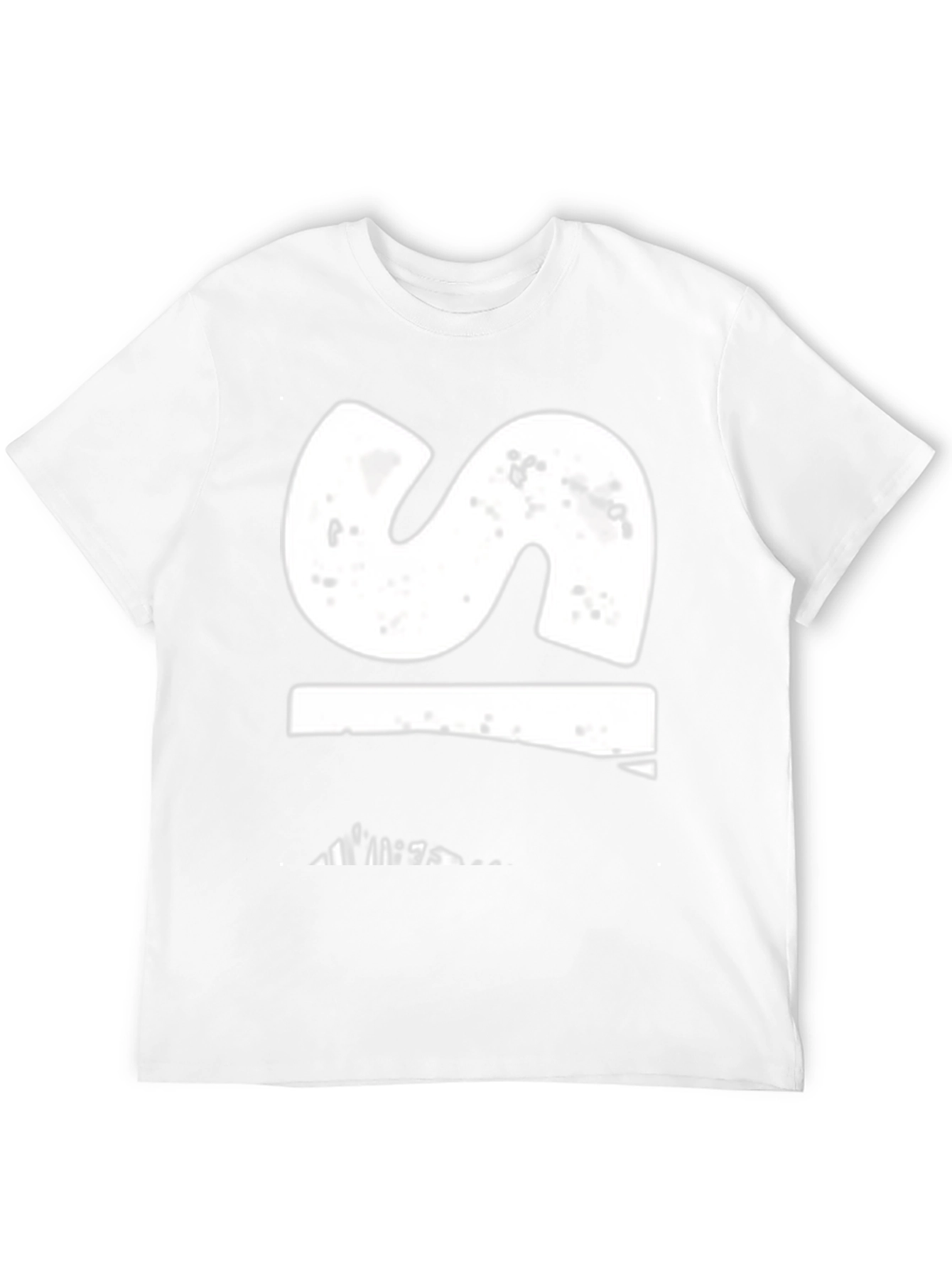 Modern S Graphic Black Tee