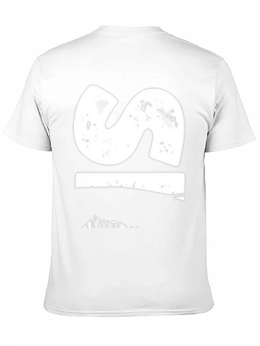 Modern S Graphic Black Tee