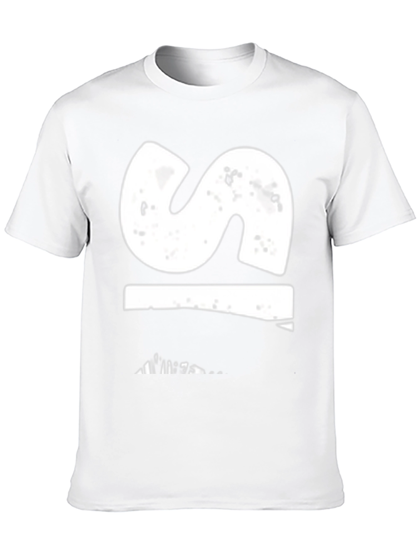Modern S Graphic Black Tee