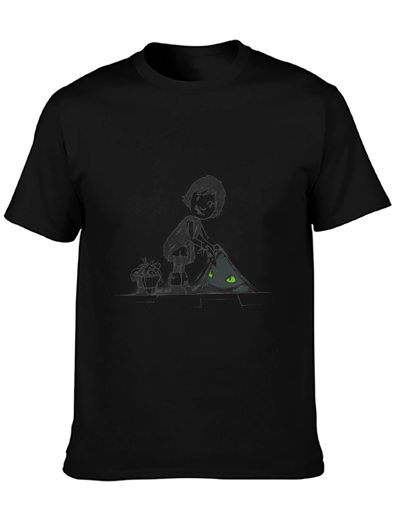 Night Fury Graphic T-Shirt - Black
