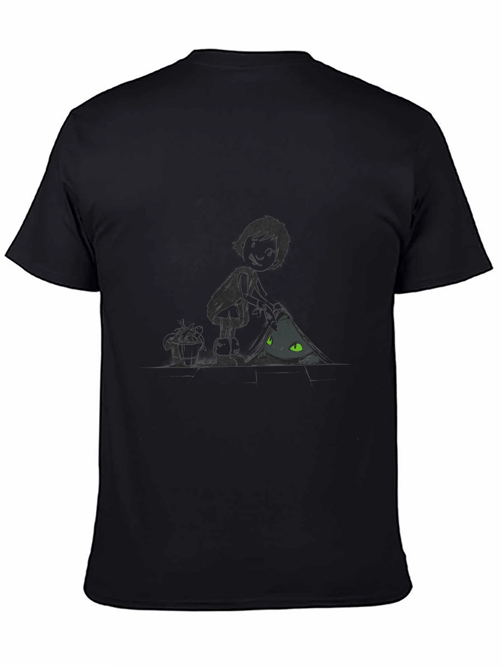 Night Fury Graphic T-Shirt - Black