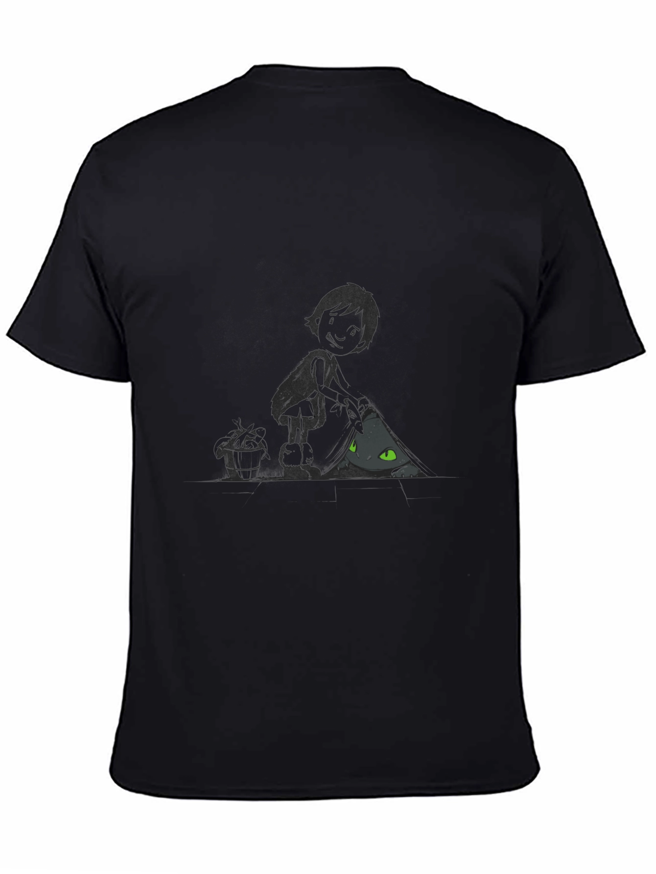 Night Fury Graphic T-Shirt - Black