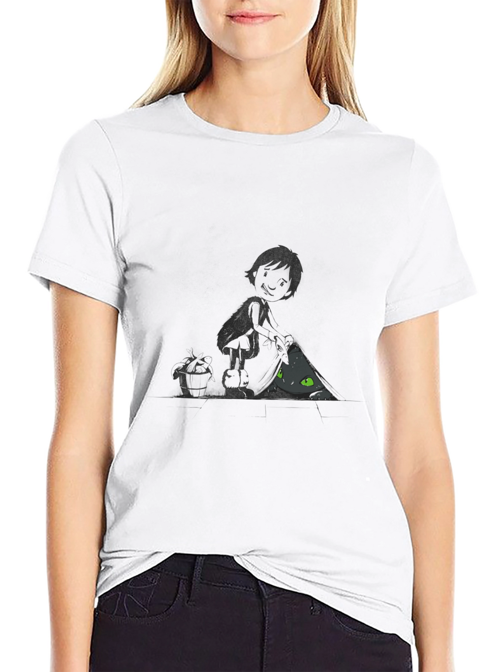 Night Fury Graphic T-Shirt - Black