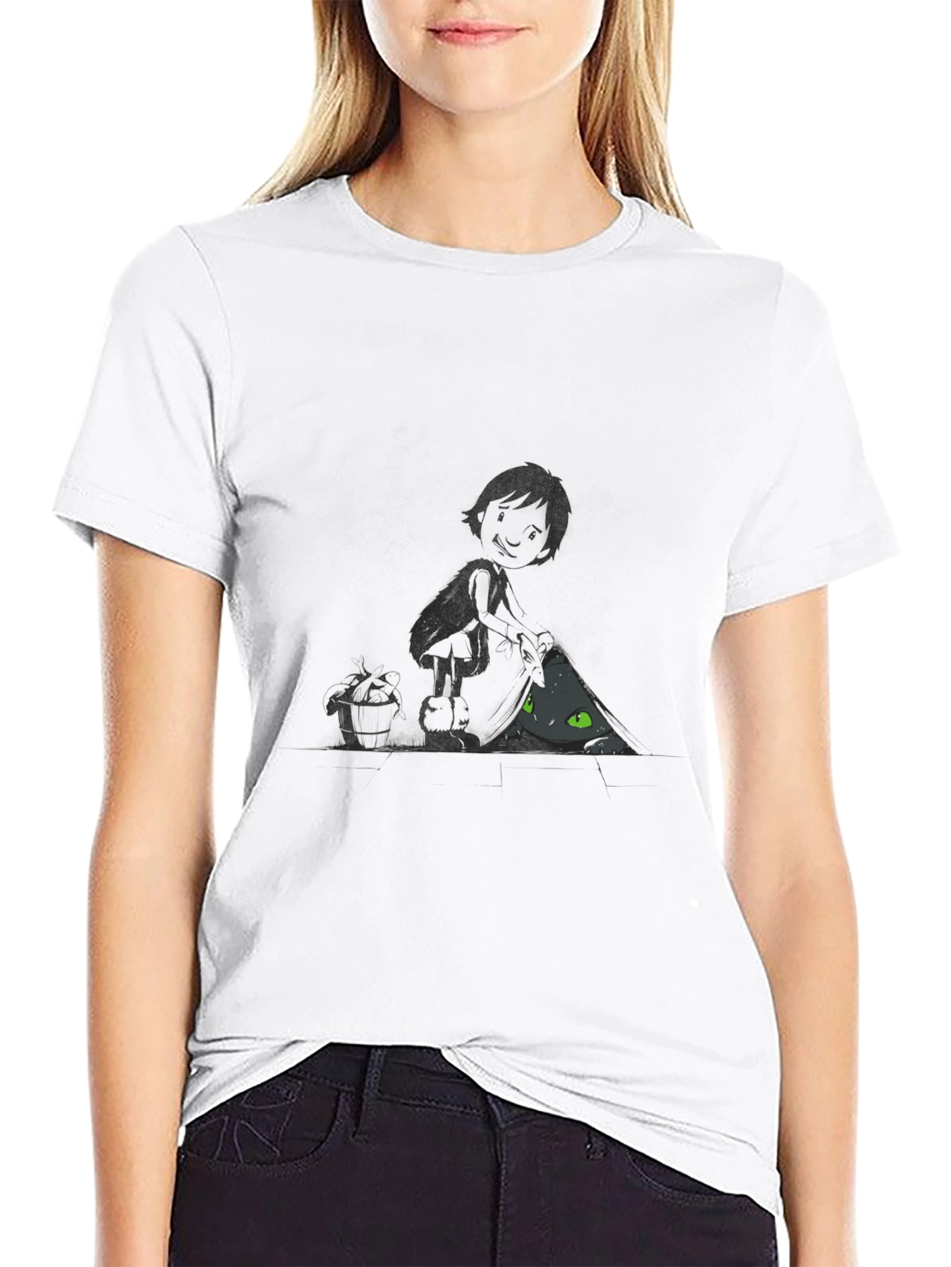 Night Fury Graphic T-Shirt - Black