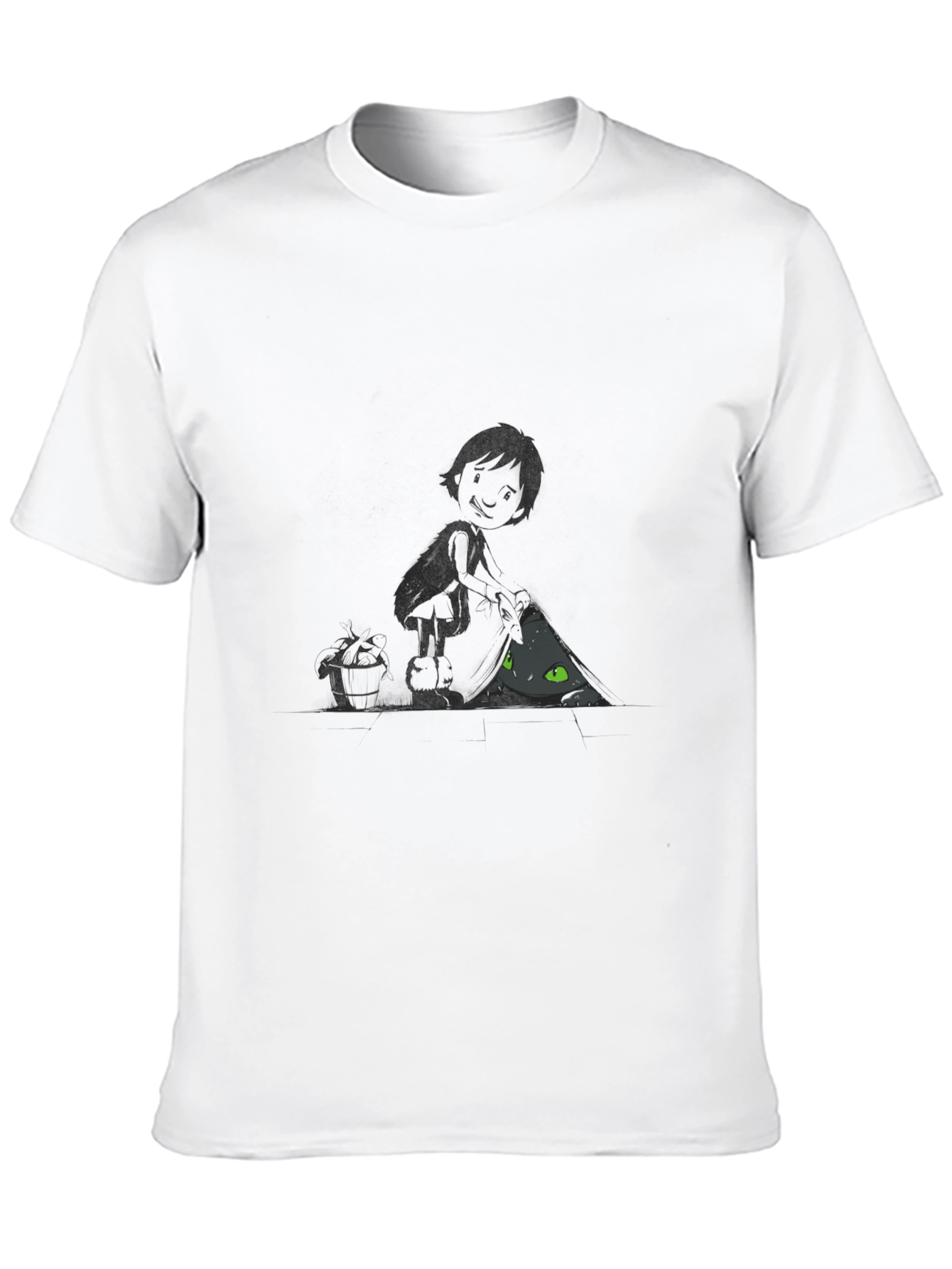 Night Fury Graphic T-Shirt - Black