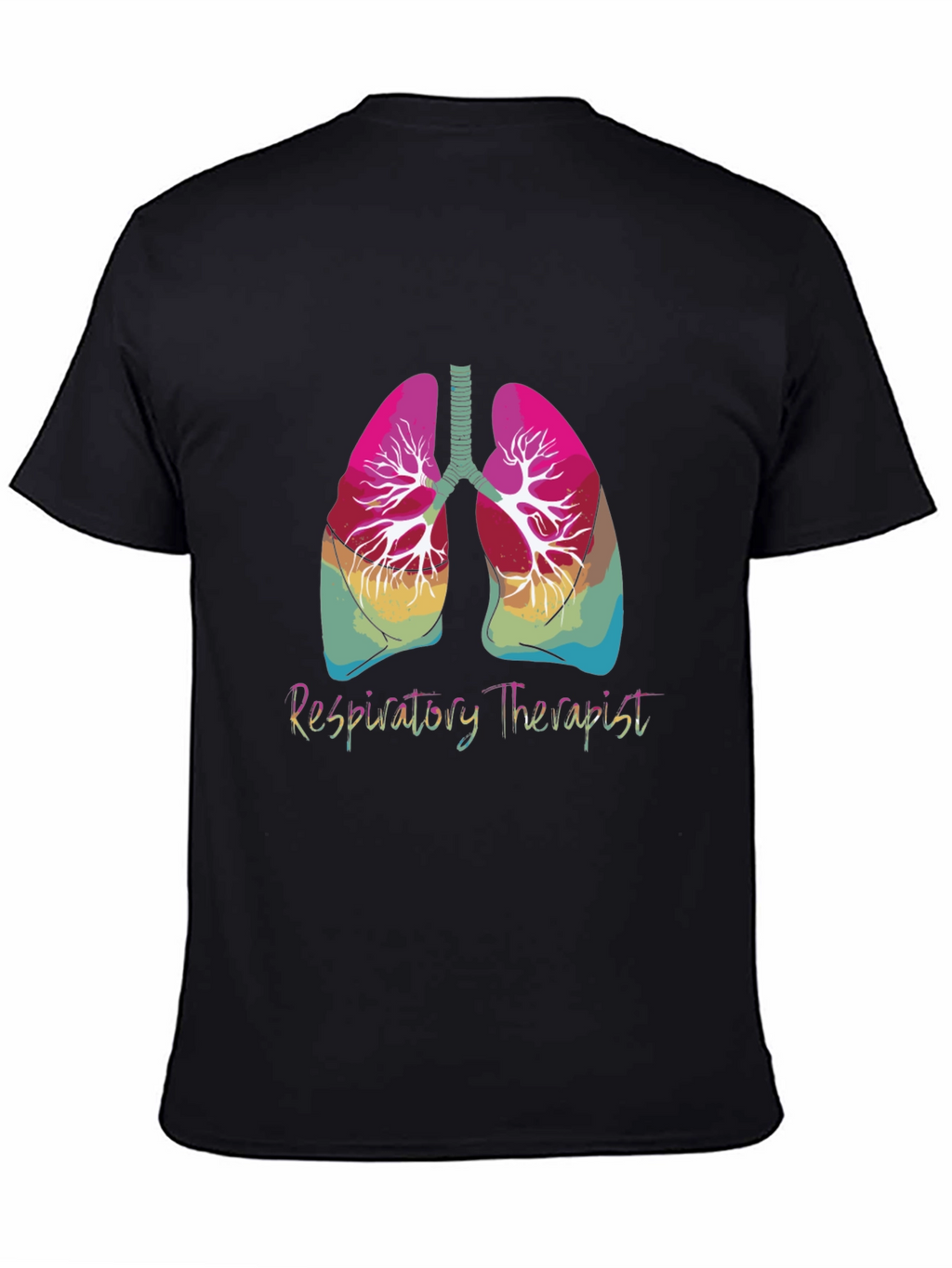 Respiratory Therapist Lungs Graphic Tee