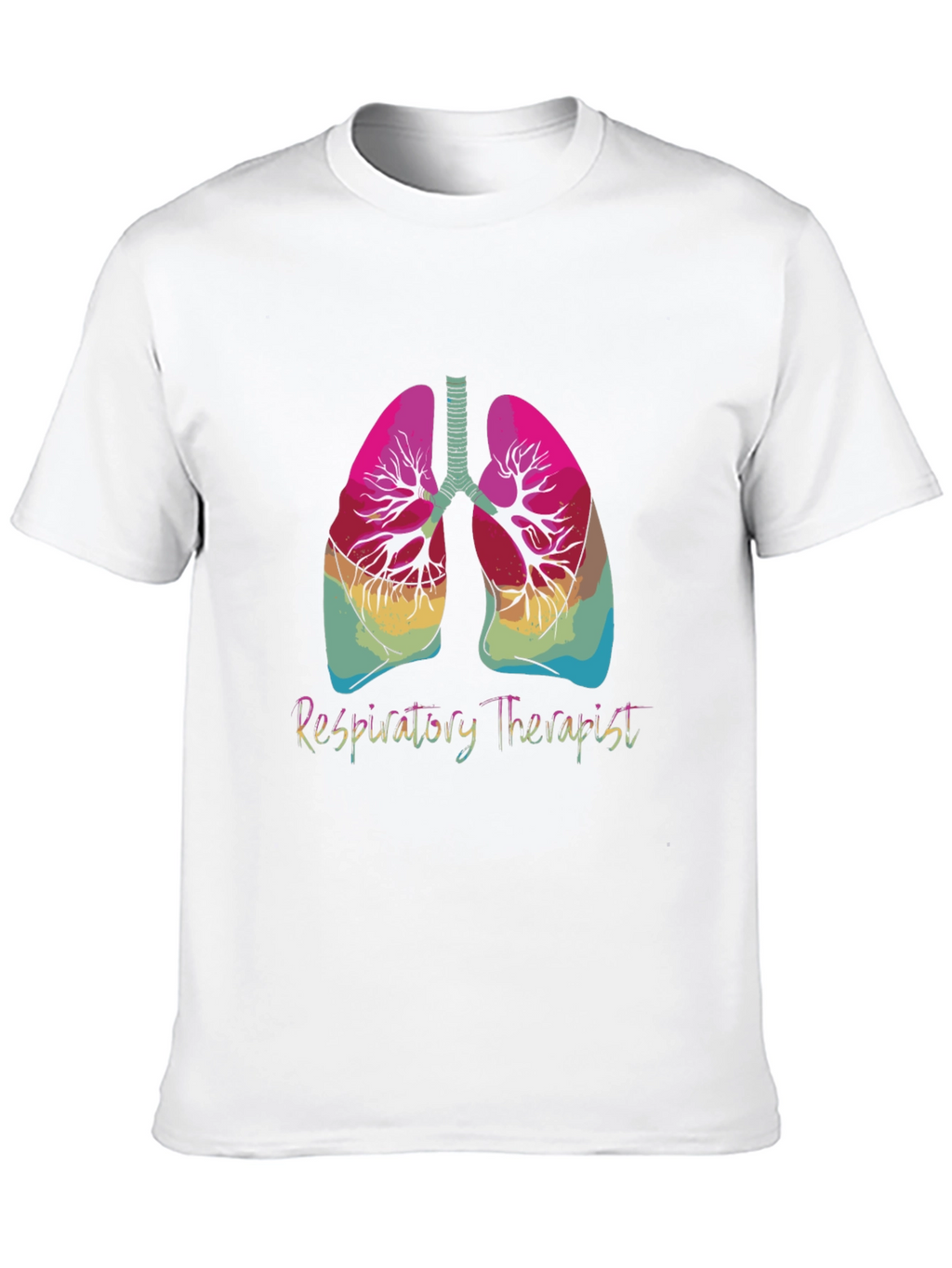 Respiratory Therapist Lungs Graphic Tee