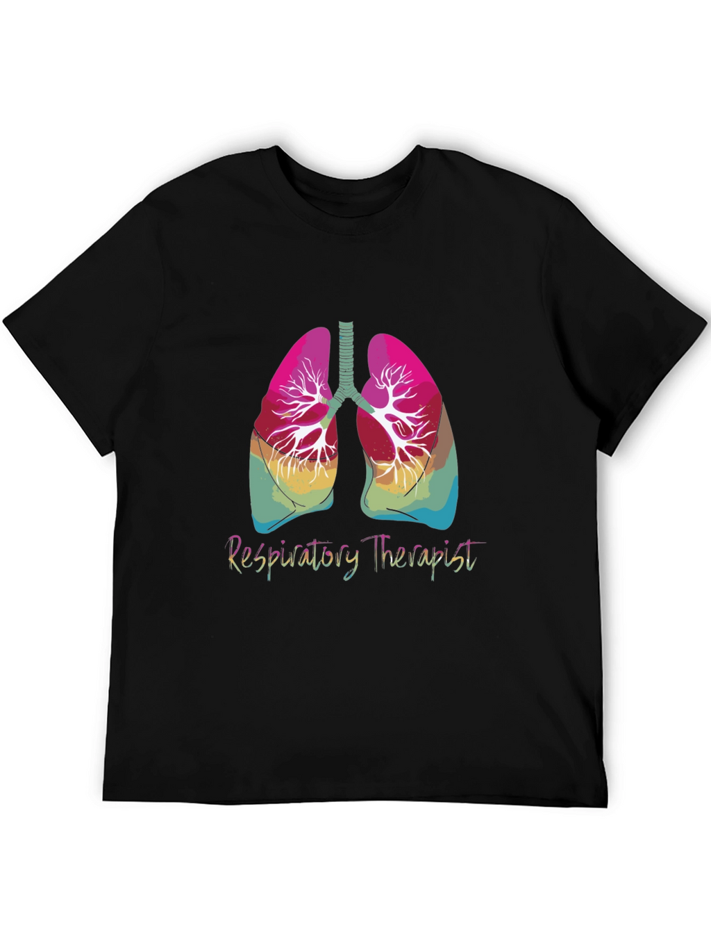 Respiratory Therapist Lungs Graphic Tee