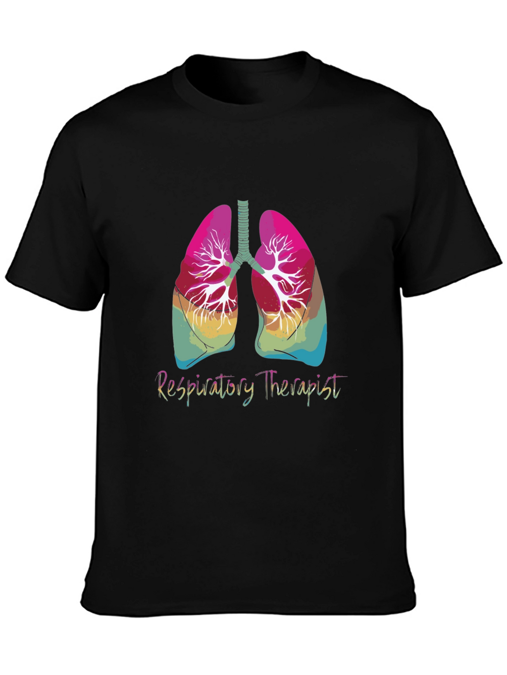 Respiratory Therapist Lungs Graphic Tee