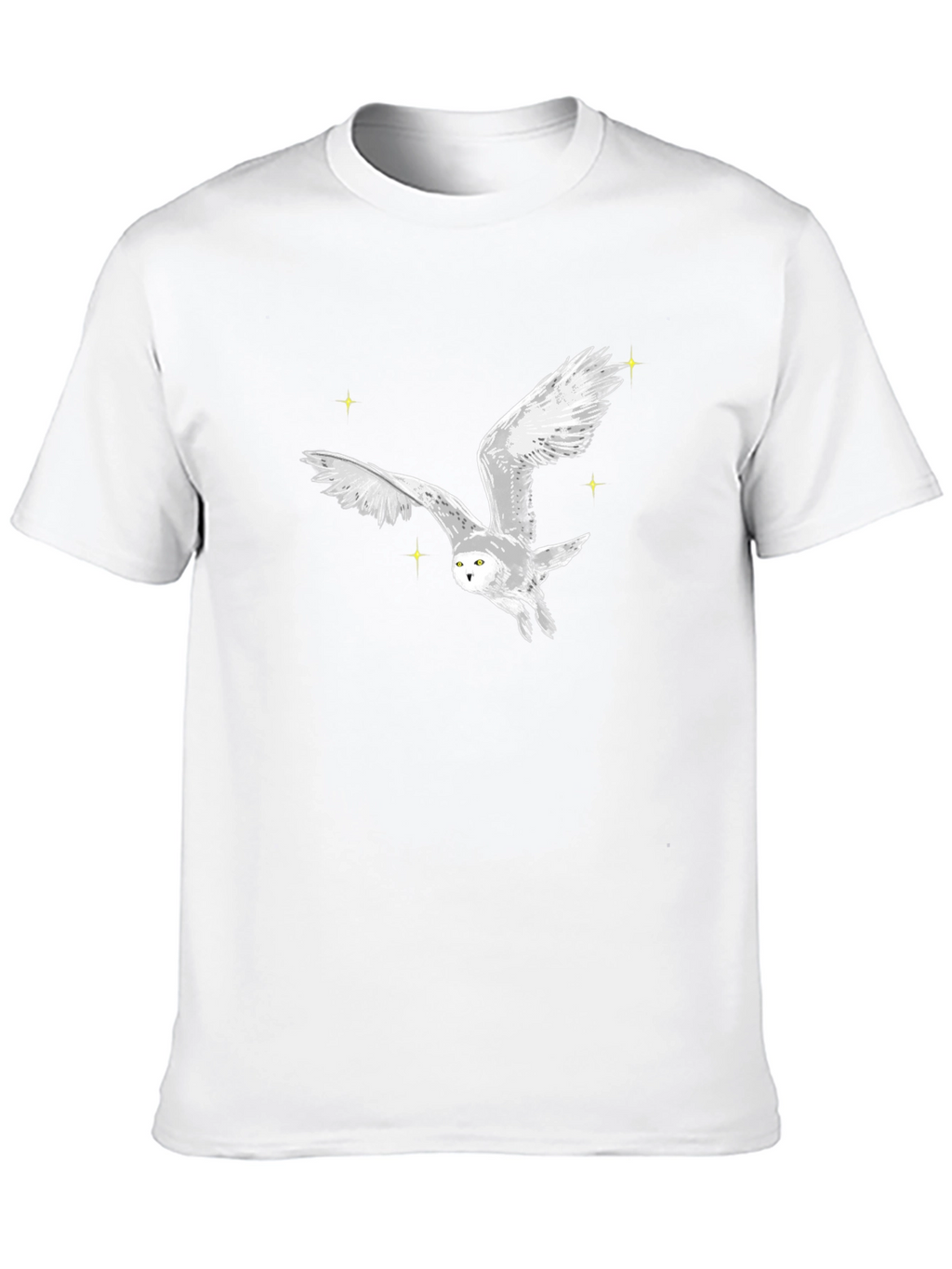 Owl Graphic Black T-Shirt - Stylish Mens Tee