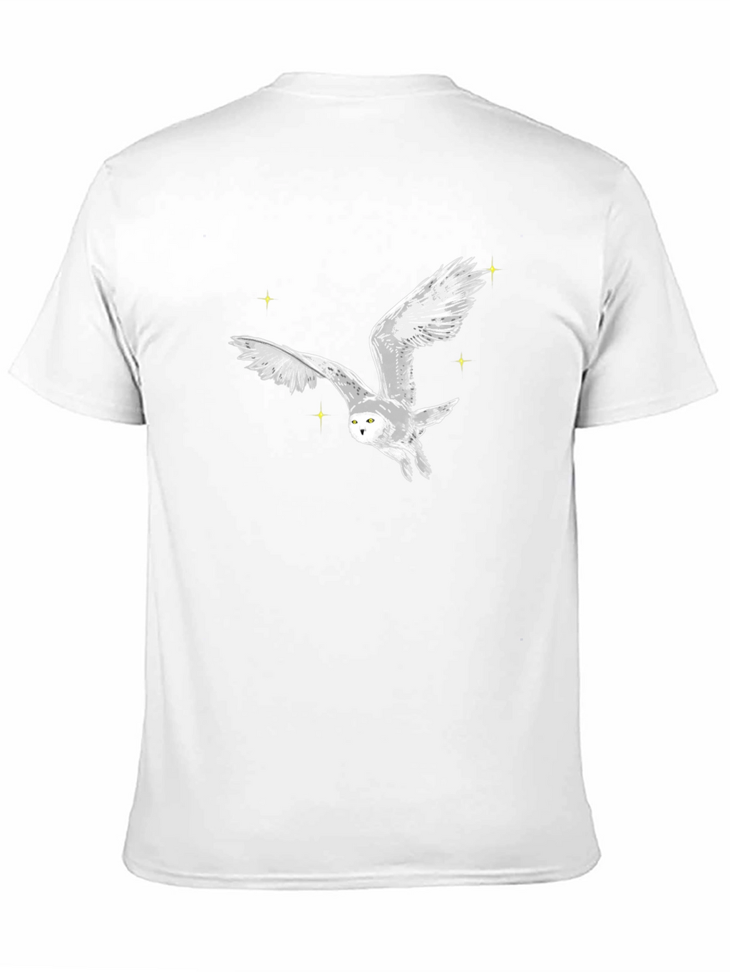 Owl Graphic Black T-Shirt - Stylish Mens Tee