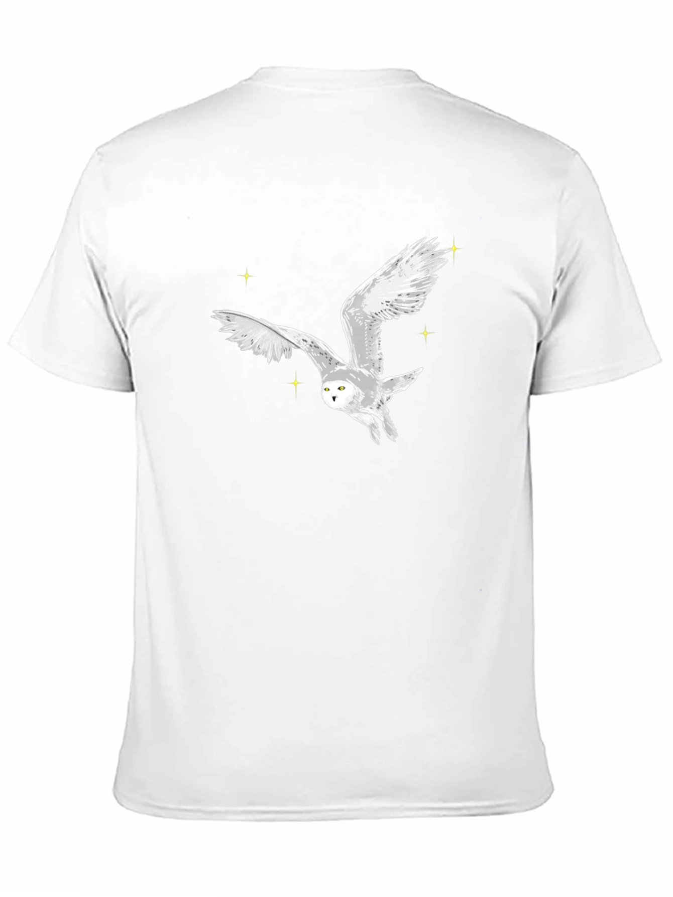Owl Graphic Black T-Shirt - Stylish Mens Tee