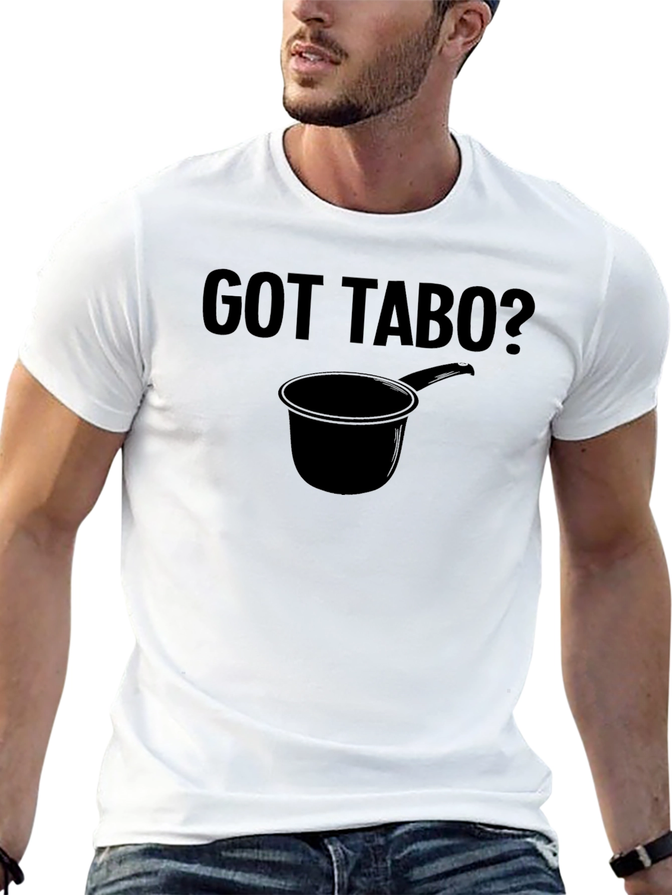 Got Tabo? Black Graphic Novelty T-Shirt