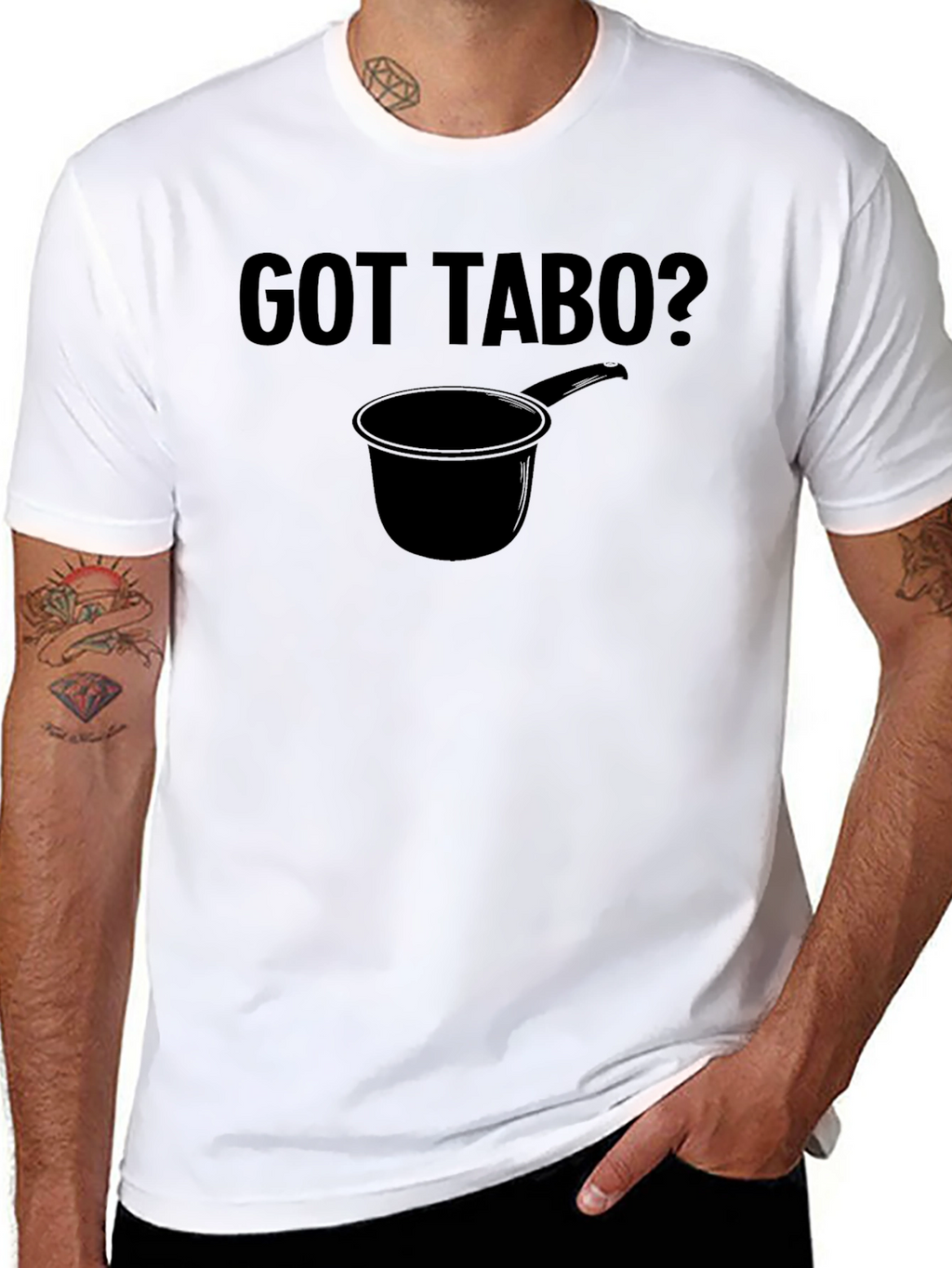 Got Tabo? Black Graphic Novelty T-Shirt