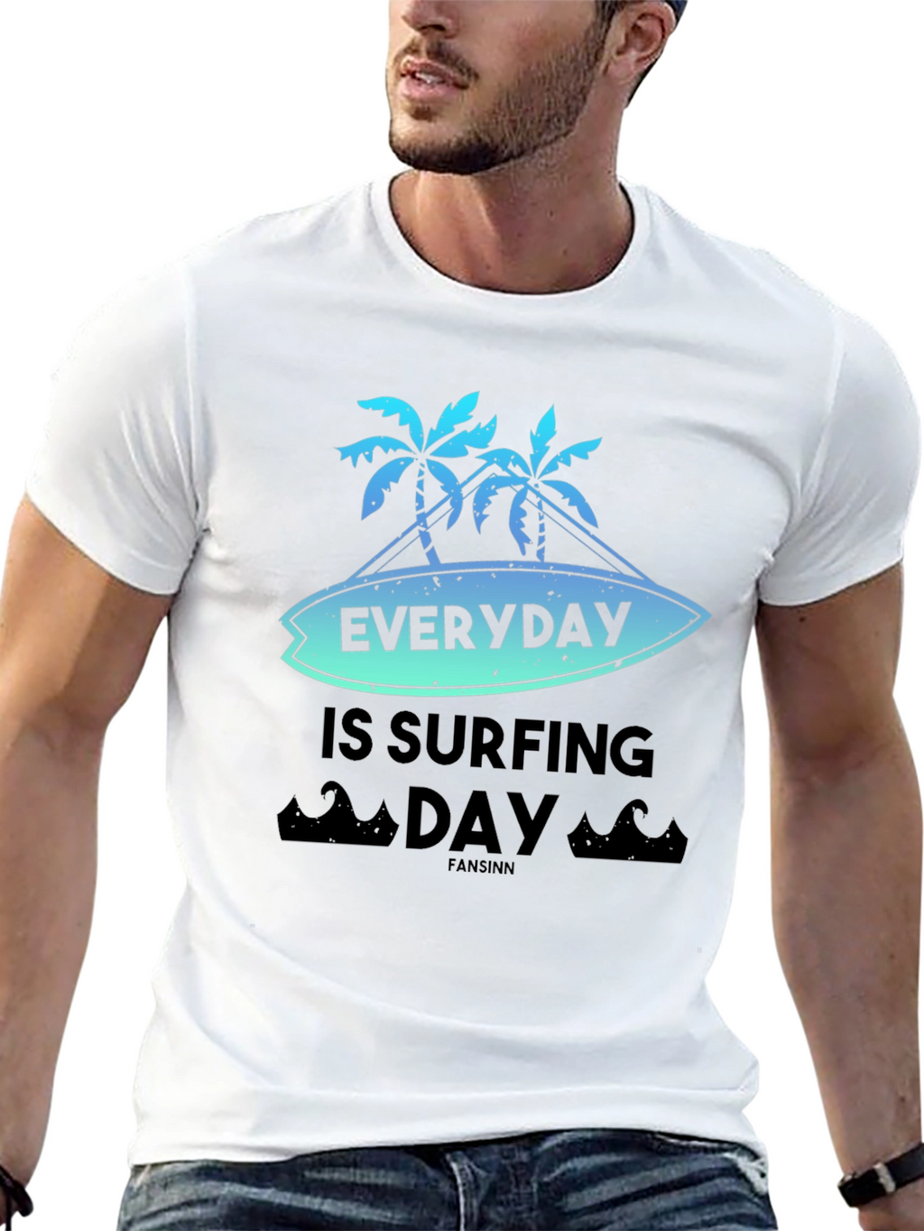 Everyday is Surfing Day Graphic Tee
