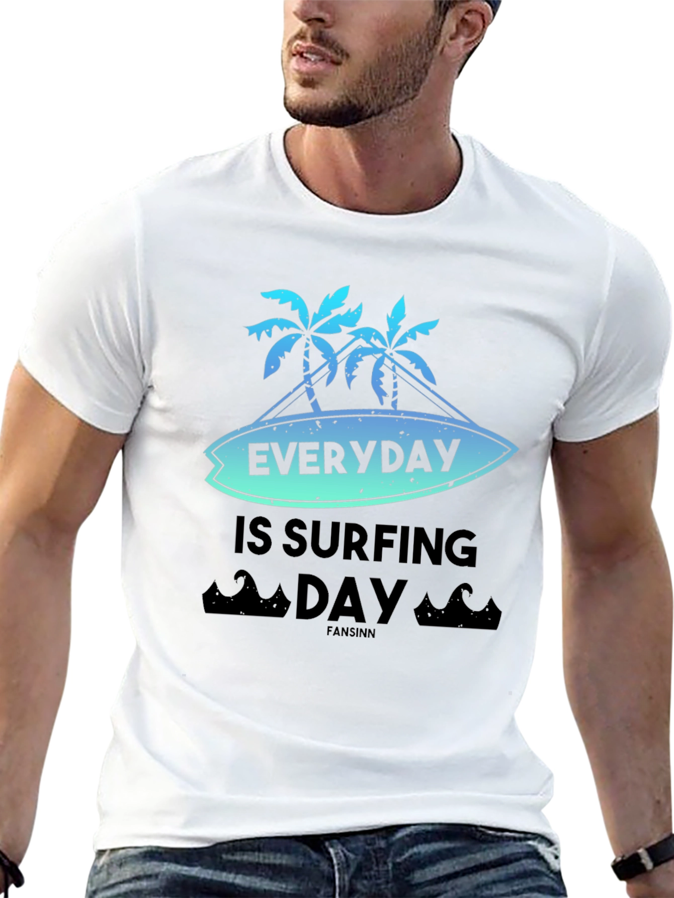 Everyday is Surfing Day Graphic Tee