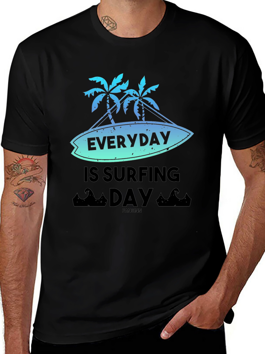 Everyday is Surfing Day Graphic Tee