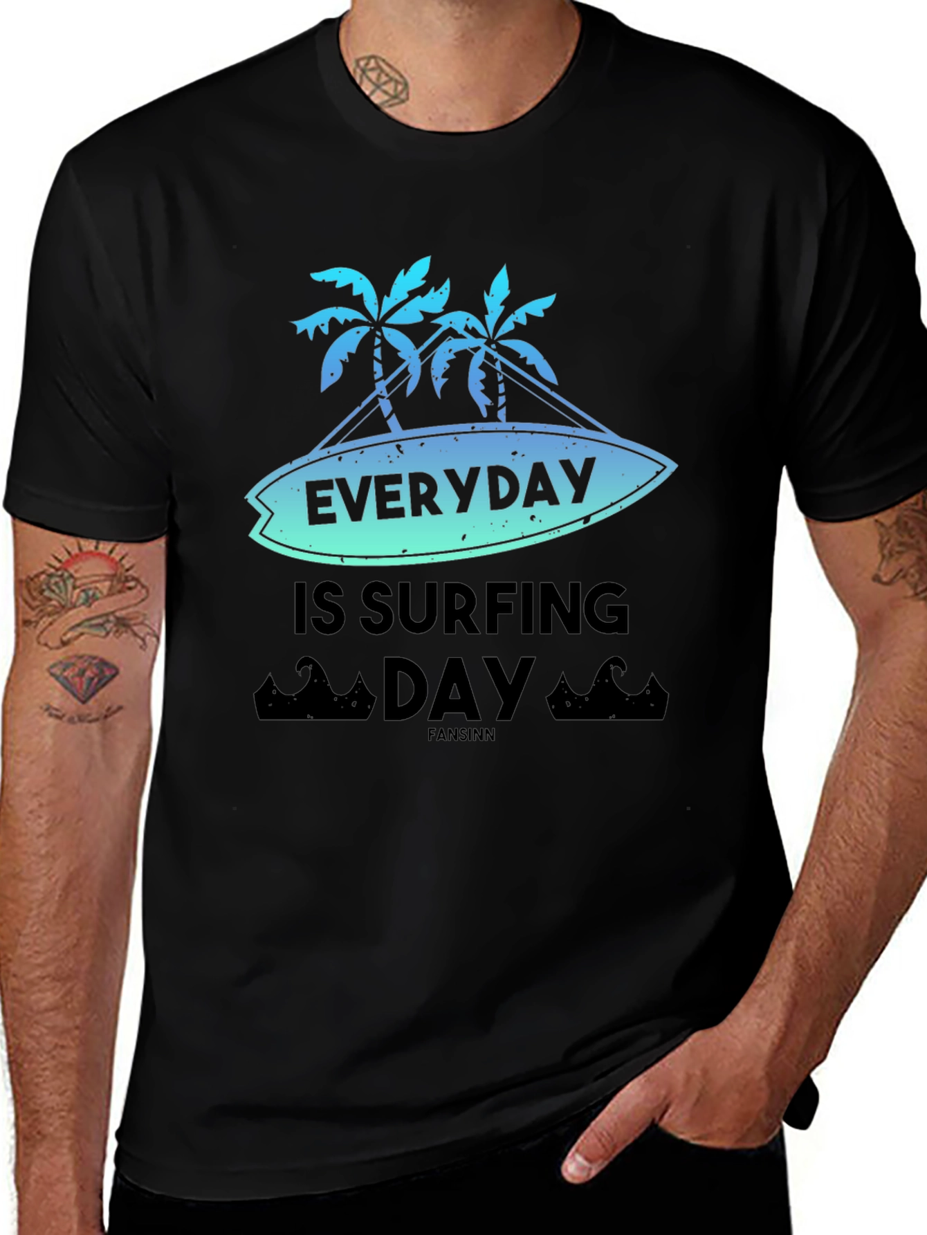 Everyday is Surfing Day Graphic Tee