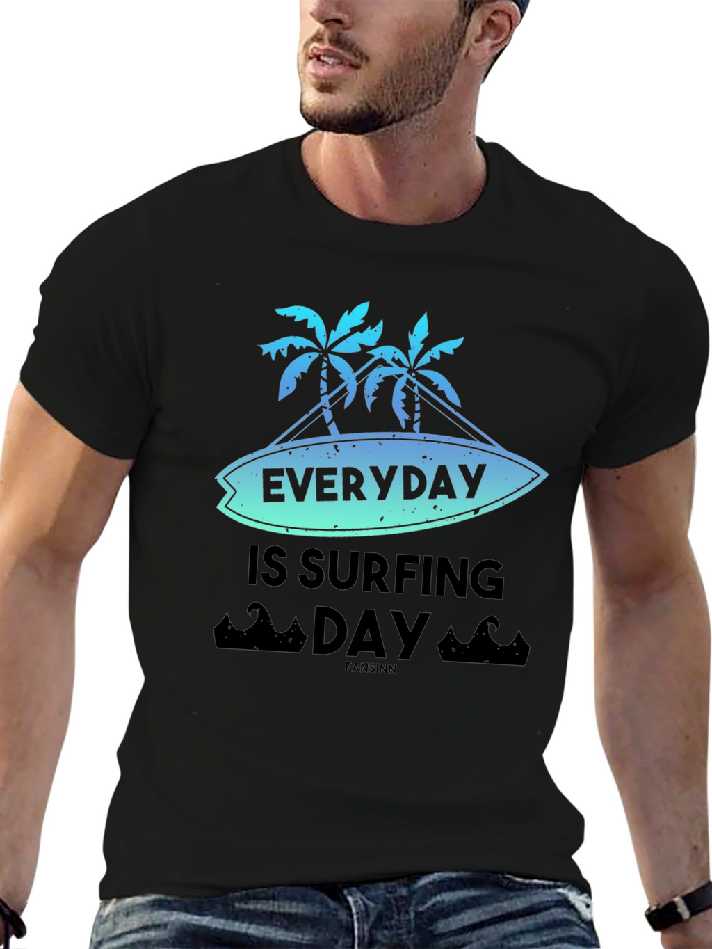 Everyday is Surfing Day Graphic Tee