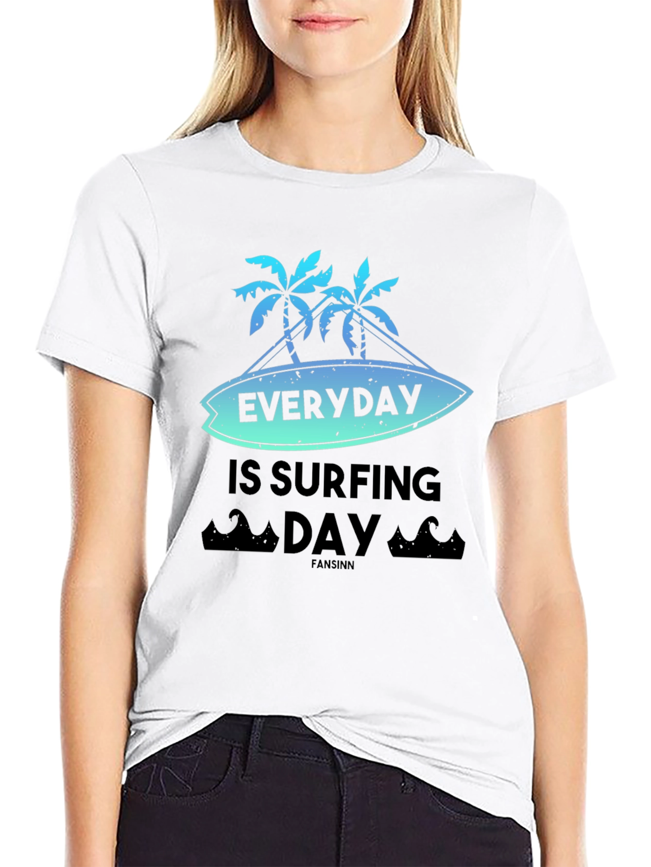 Everyday is Surfing Day Graphic Tee