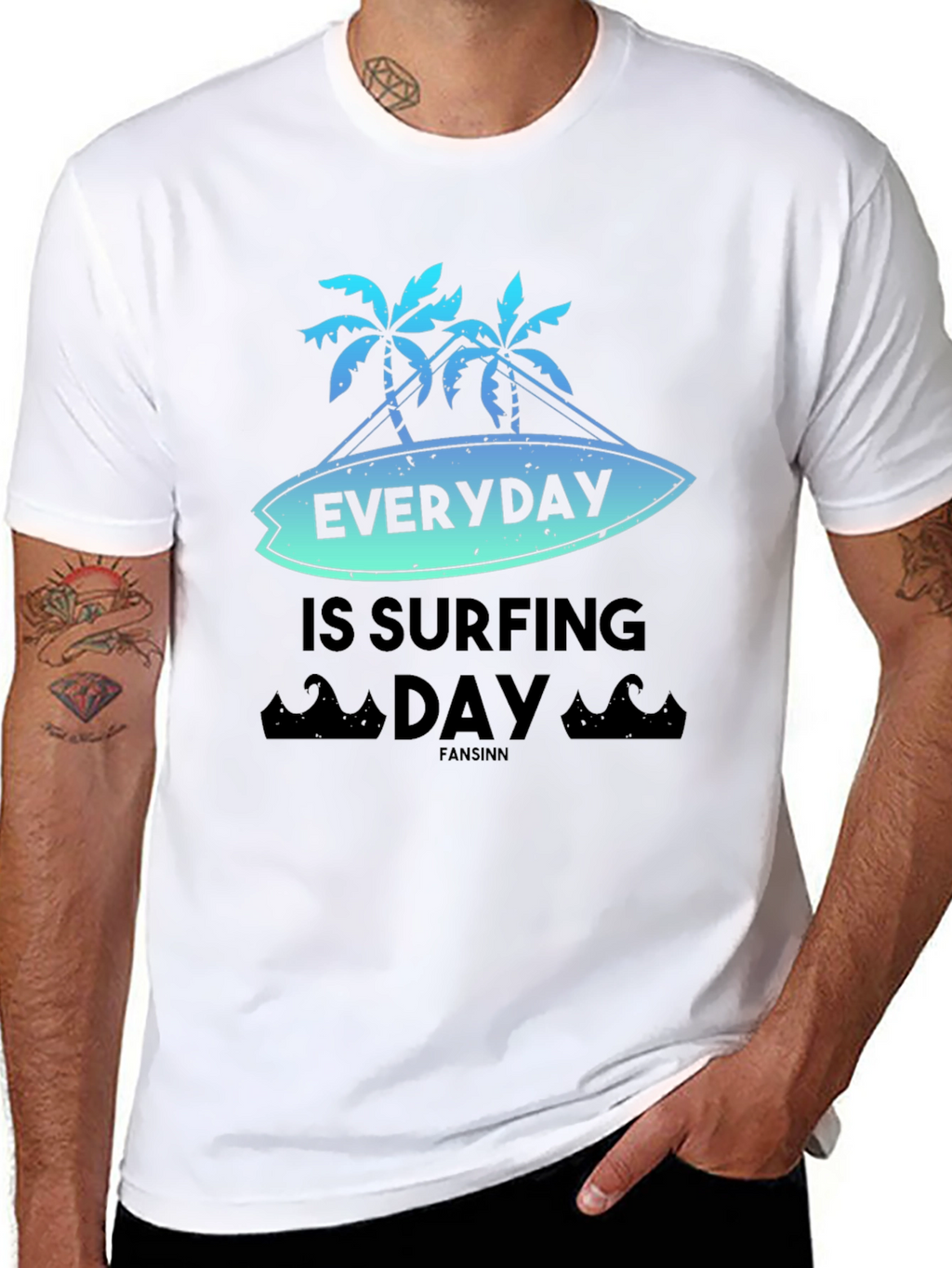 Everyday is Surfing Day Graphic Tee