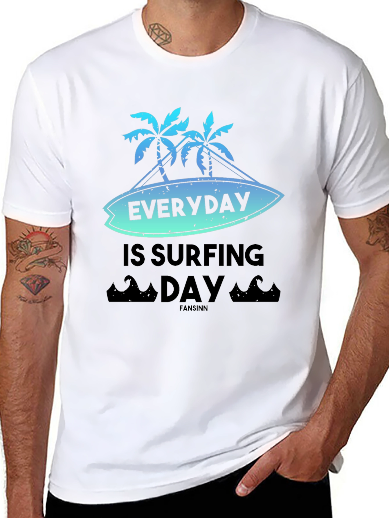 Everyday is Surfing Day Graphic Tee