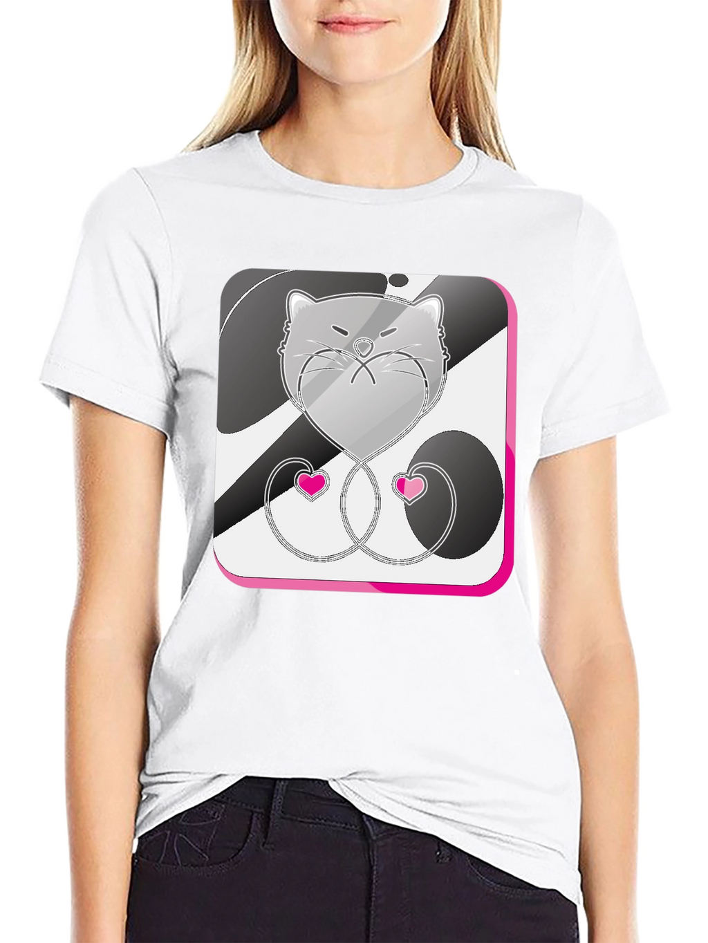 Grumpy Cat Heart T-Shirt