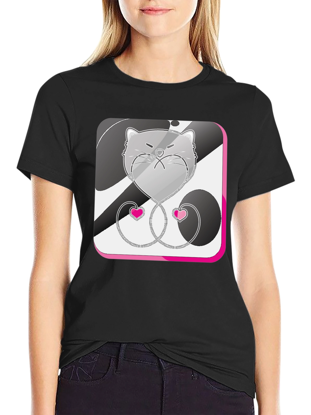 Grumpy Cat Heart T-Shirt