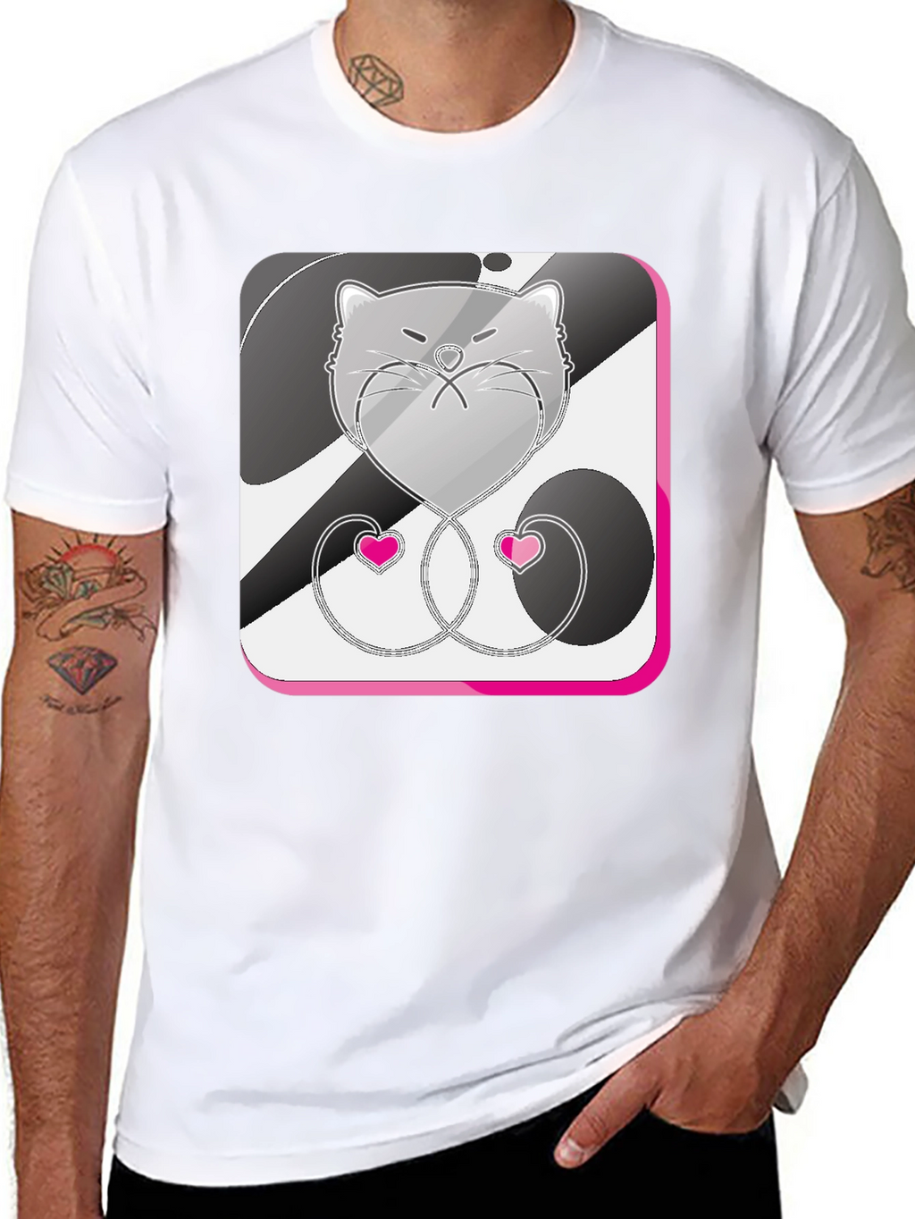 Grumpy Cat Heart T-Shirt
