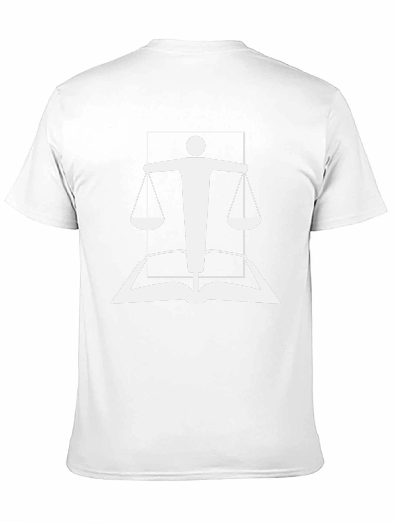Scales of Justice Book T-Shirt